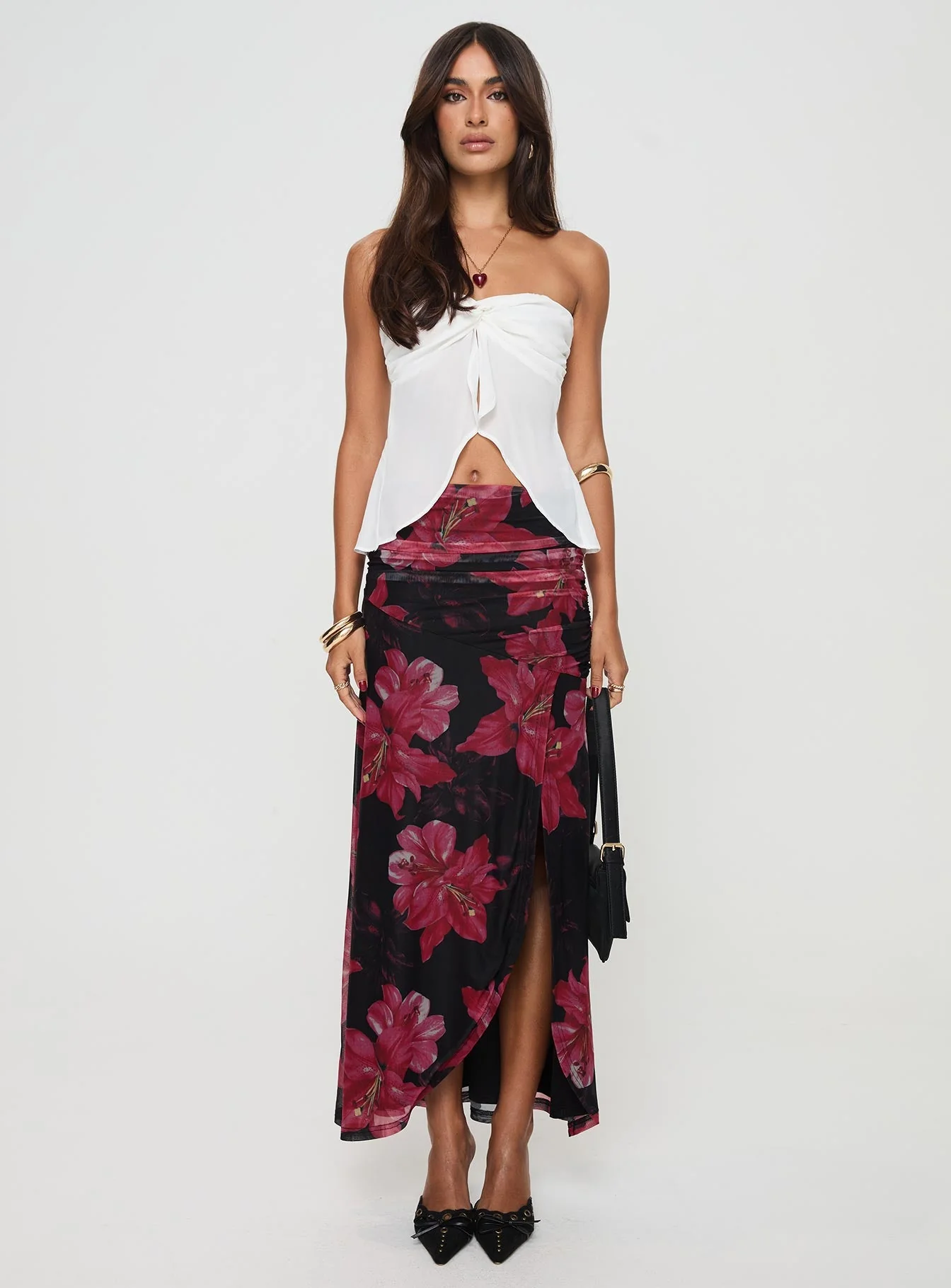 Coleson Strapless Top White - Image 7