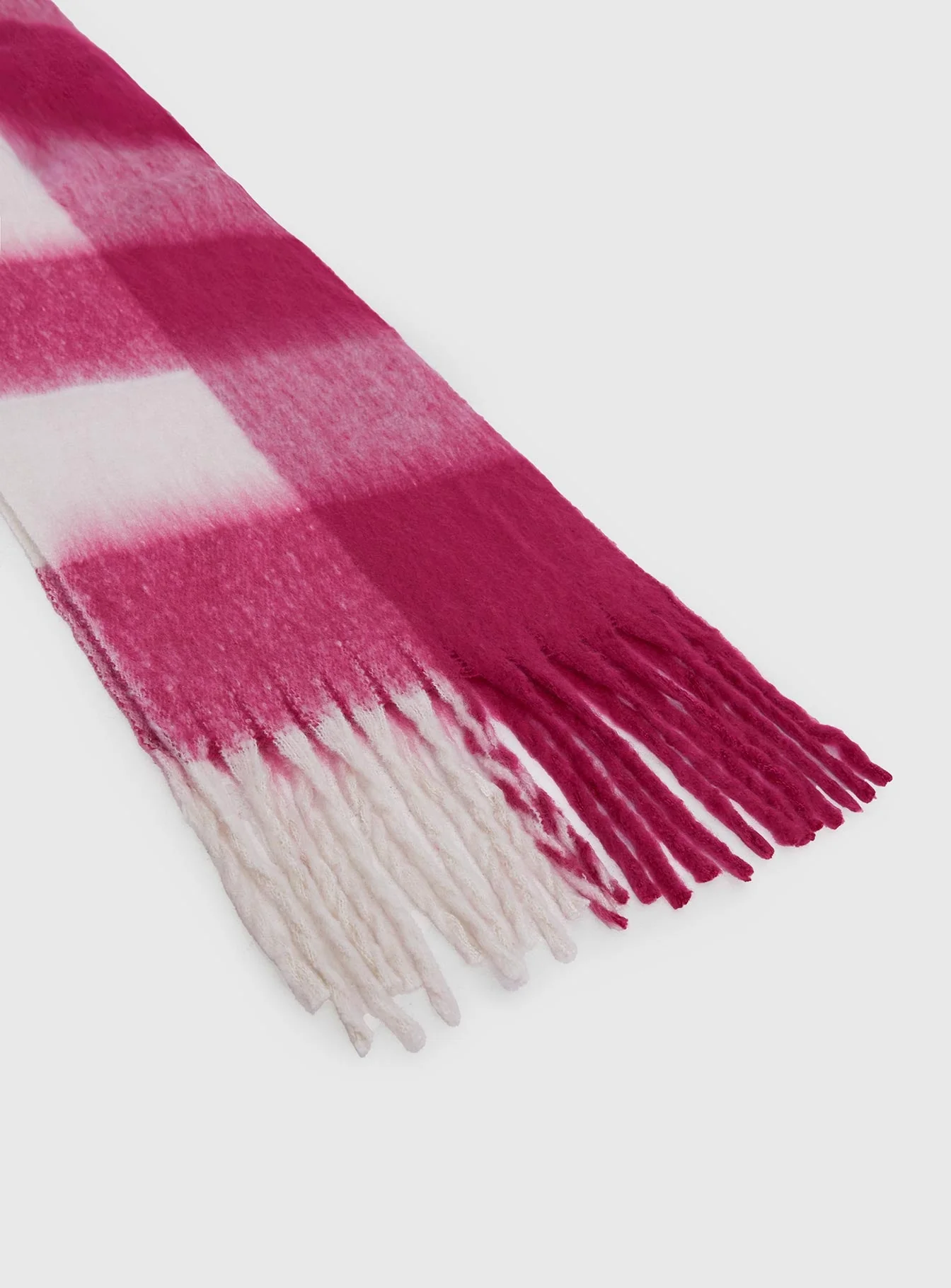 Consideration Scarf Pink Check - Image 3
