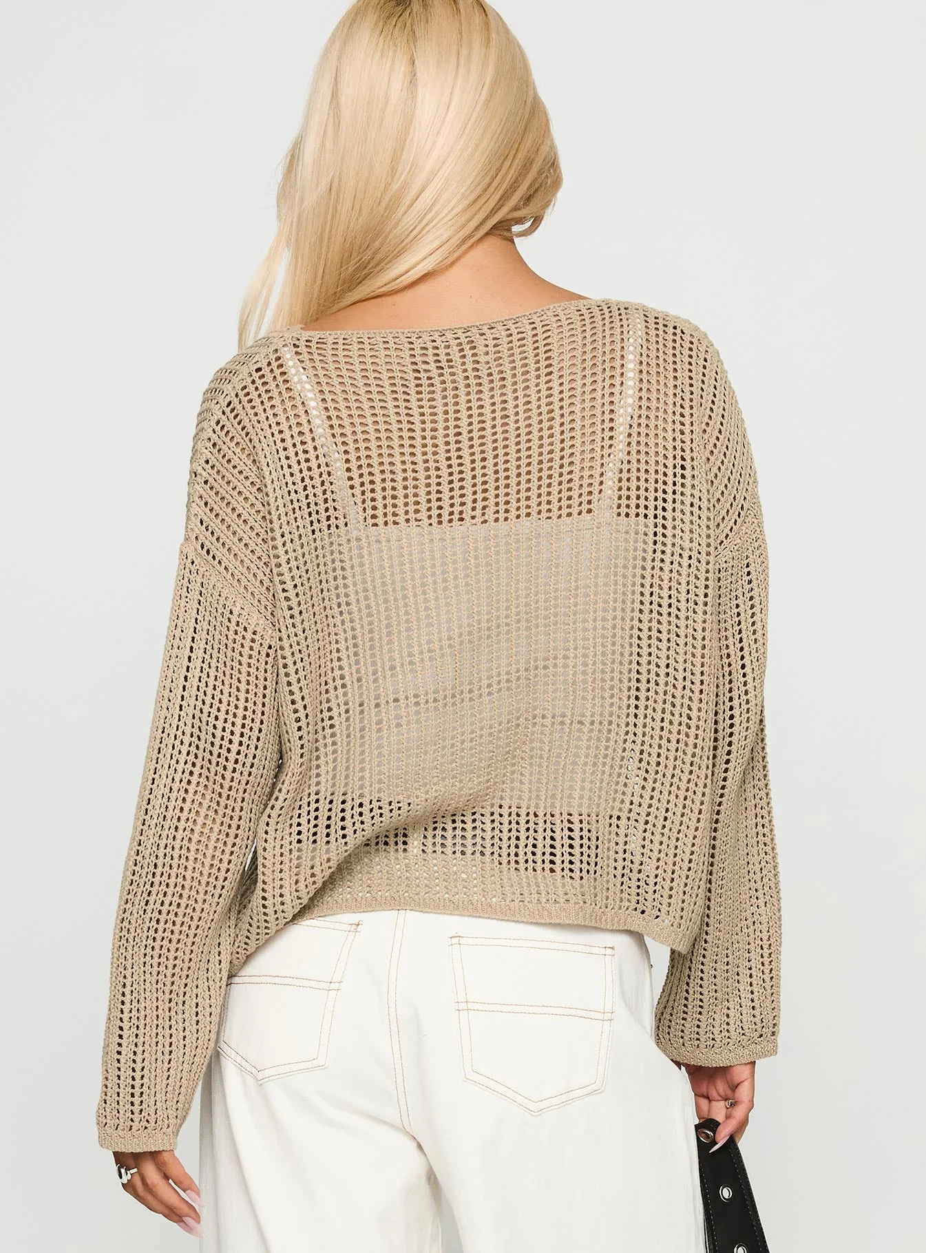 Conversations Knit Sweater Mocha - Image 5