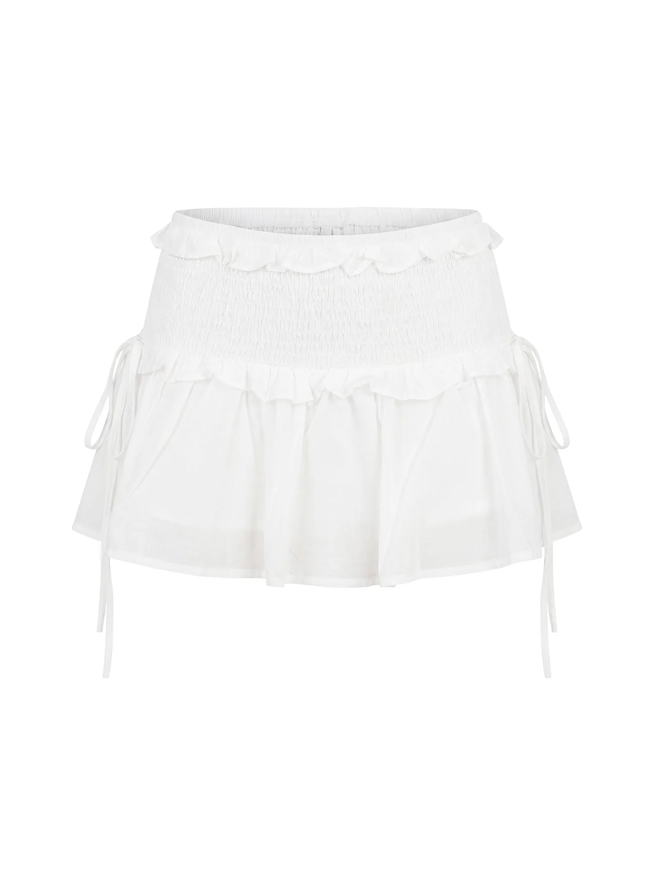 Corabel Ruffle Skort White - Image 9