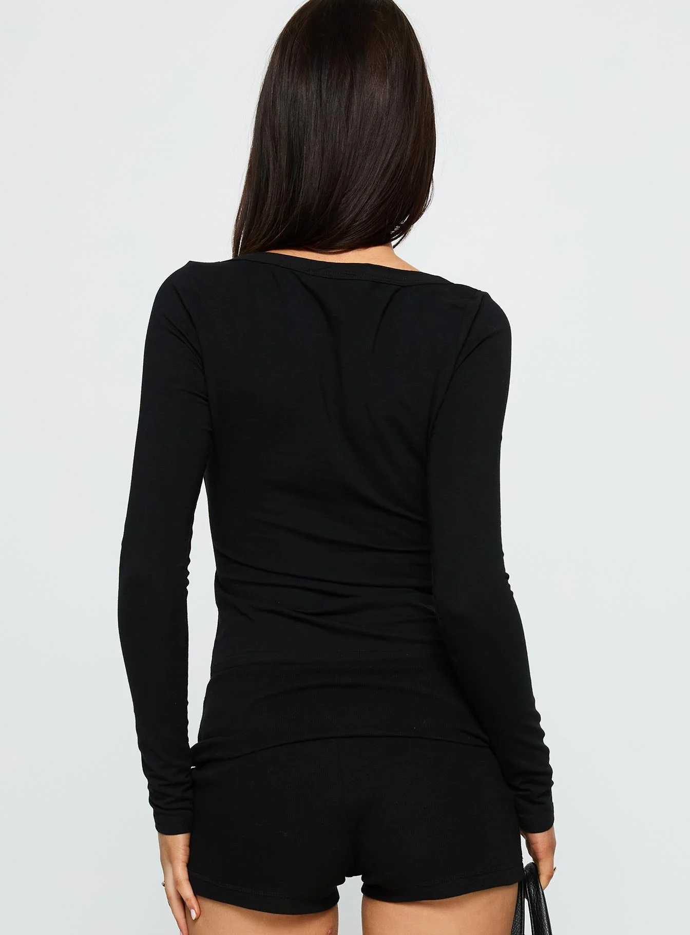 Count Me In Long Sleeve Top Black - Image 5