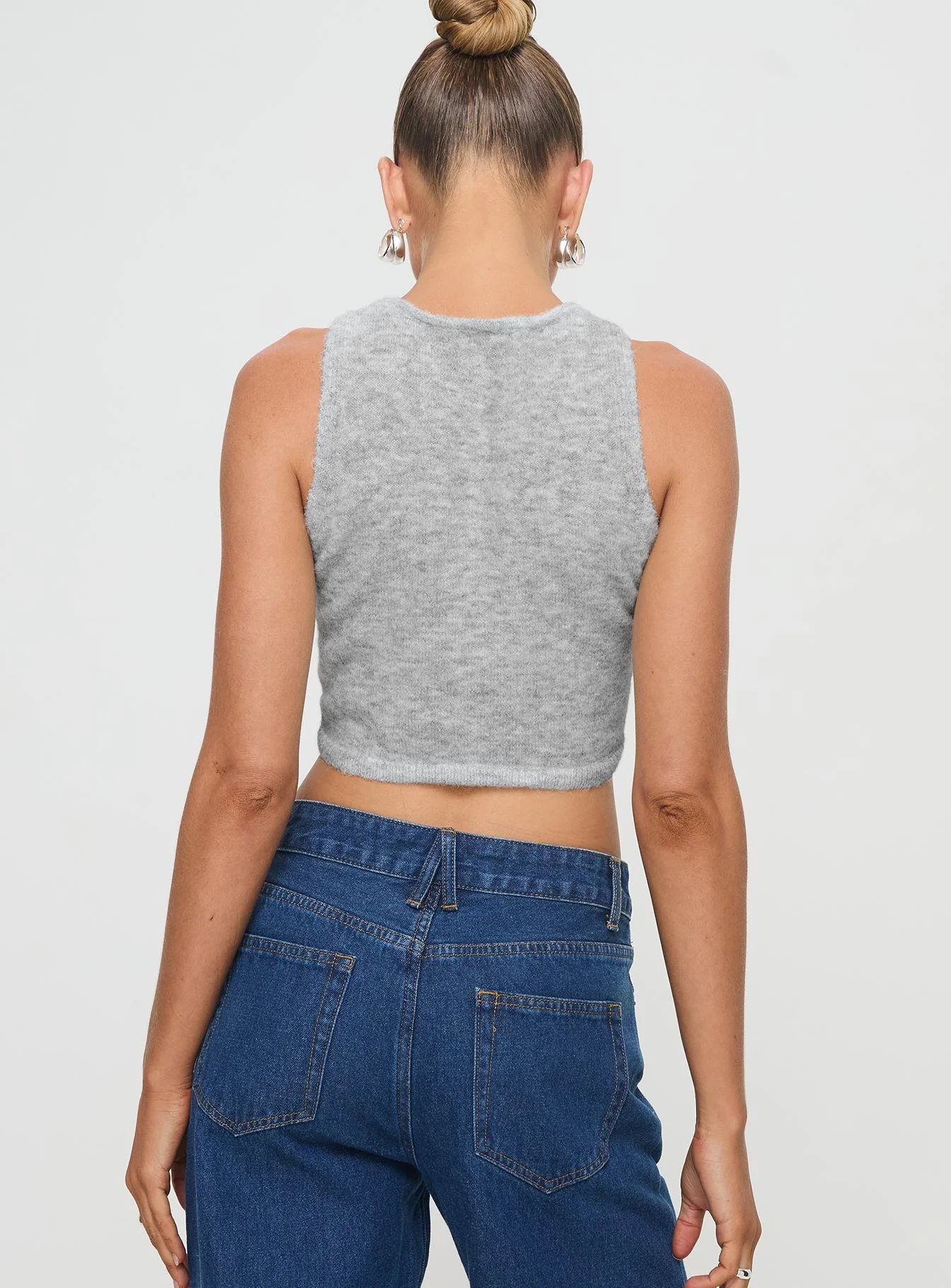 Crallie Knit Top Grey - Image 5