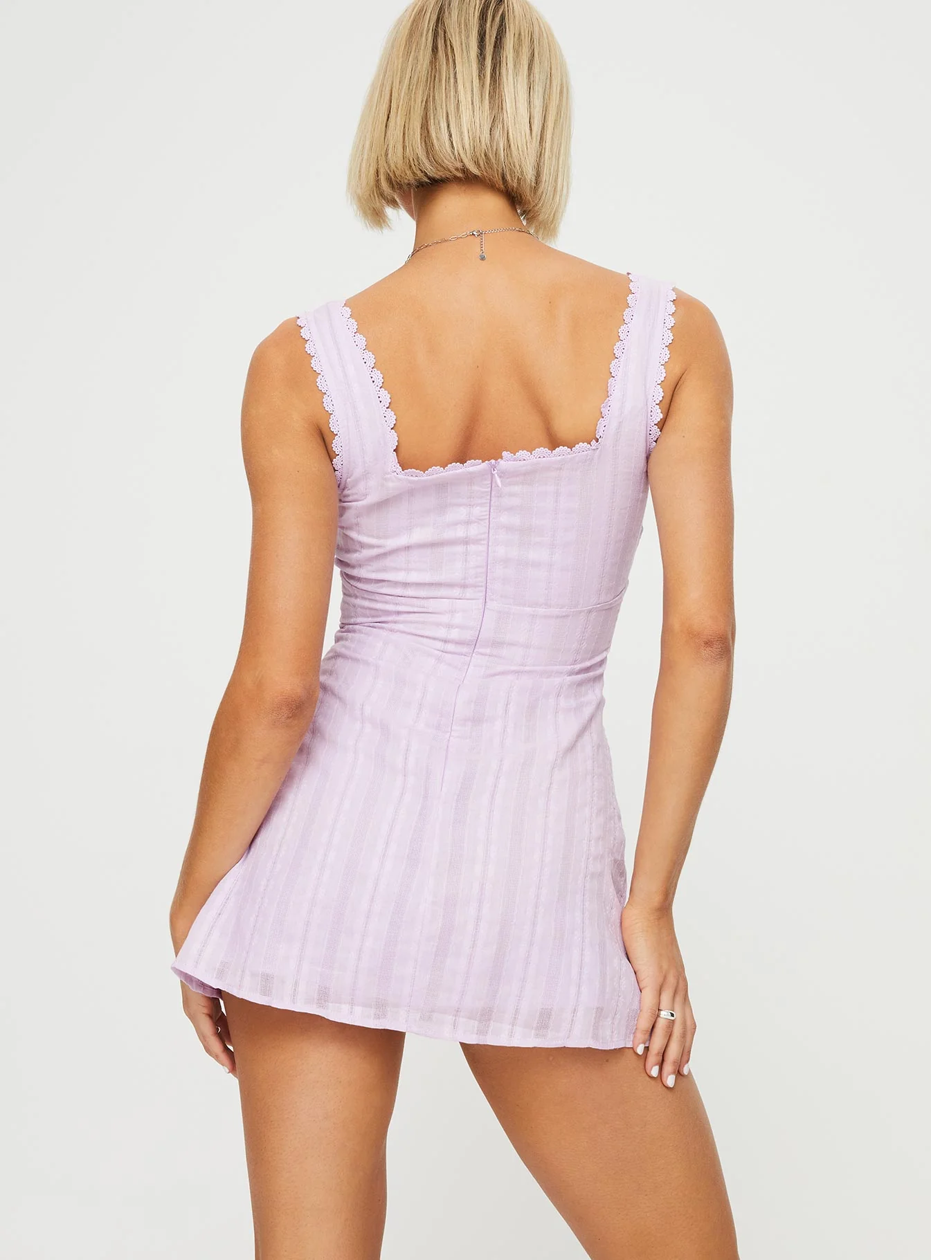 Dasha Mini Dress Lilac - Image 5