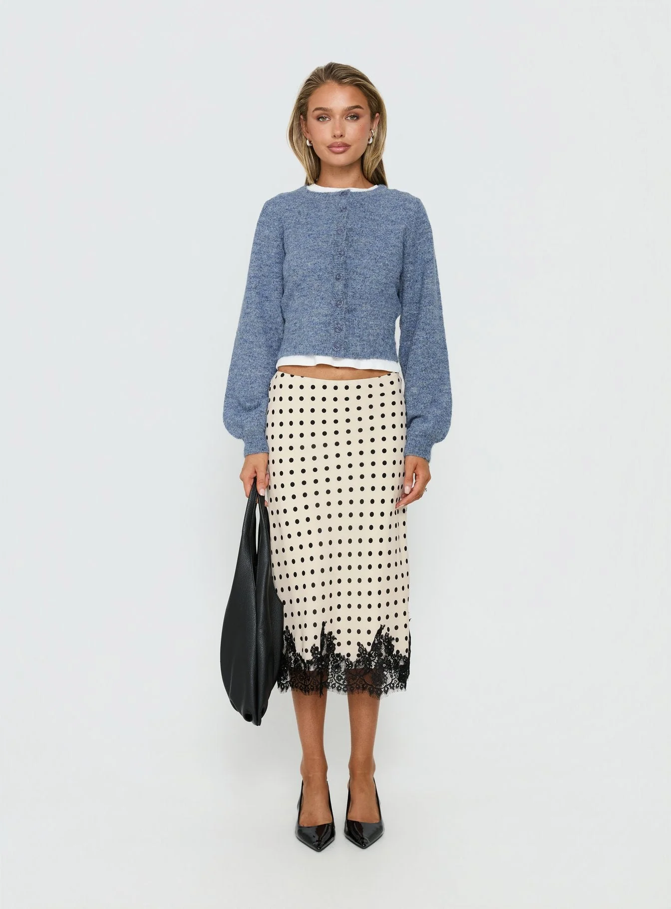 Dawsen Button Down Cardigan Navy - Image 7