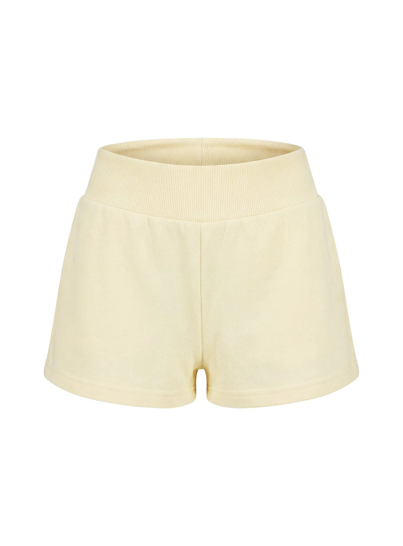 Daybreak Rib Waist Shorts Buttercream - Image 8
