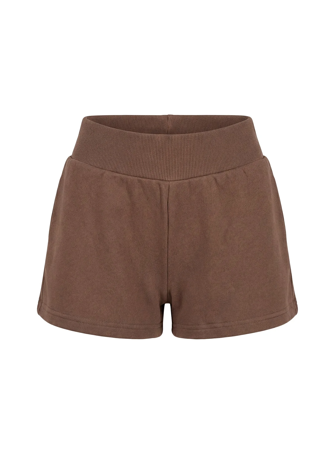 Daybreak Rib Waist Shorts Cocoa - Image 8