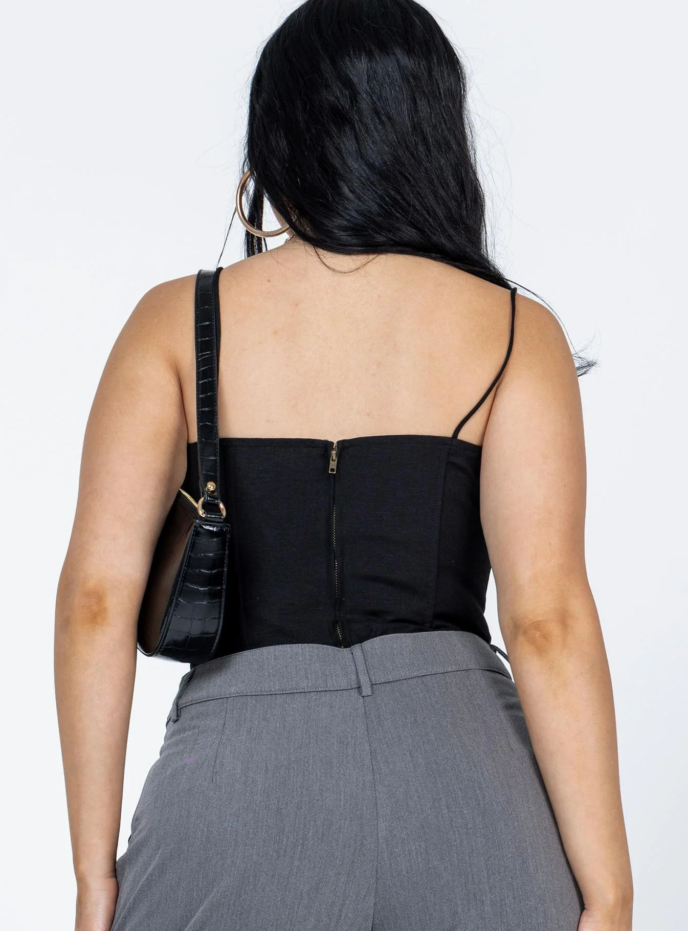Del Gato Corset Top Black - Image 5