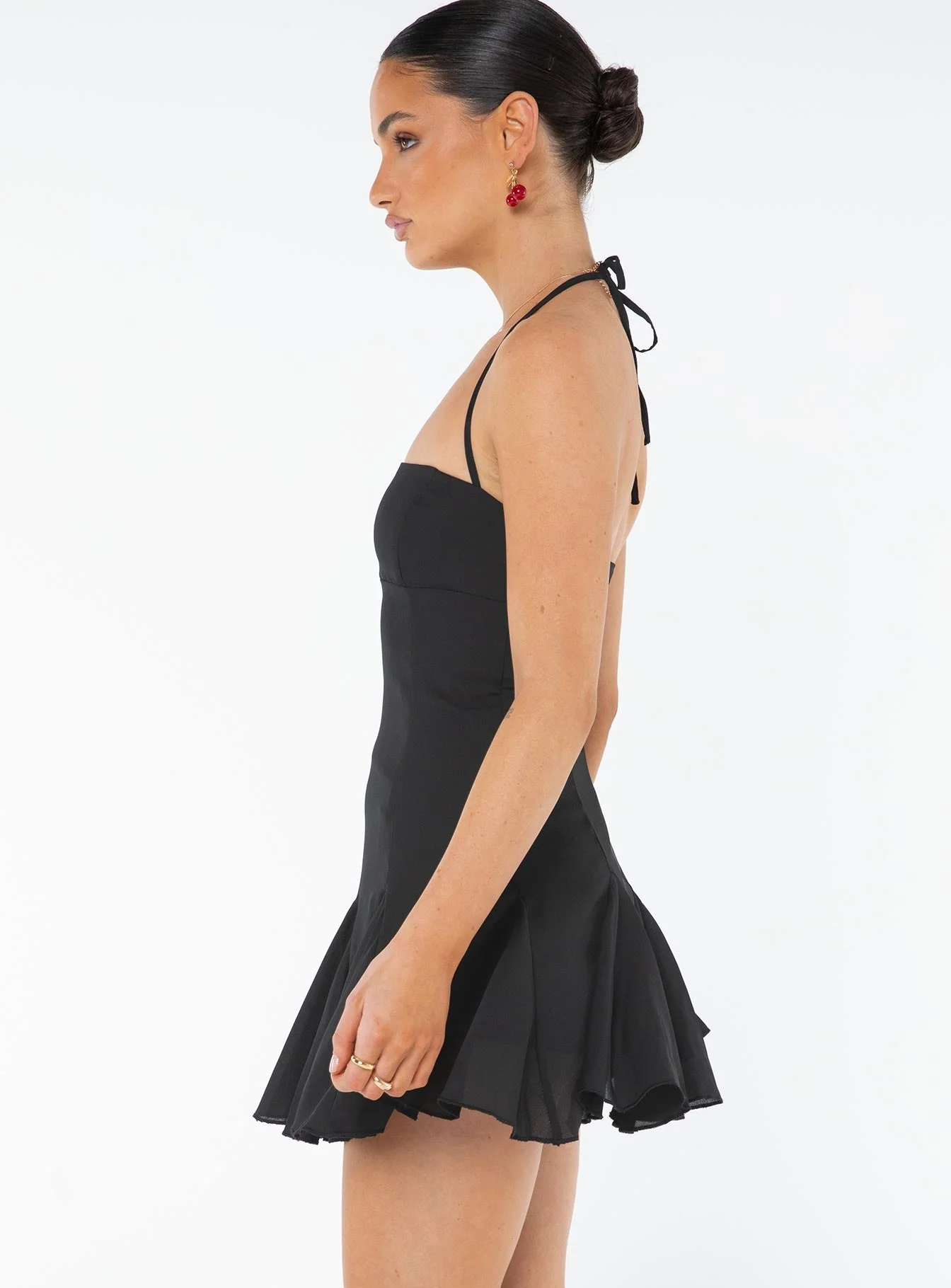 Delamere Mini Dress Black - Image 4