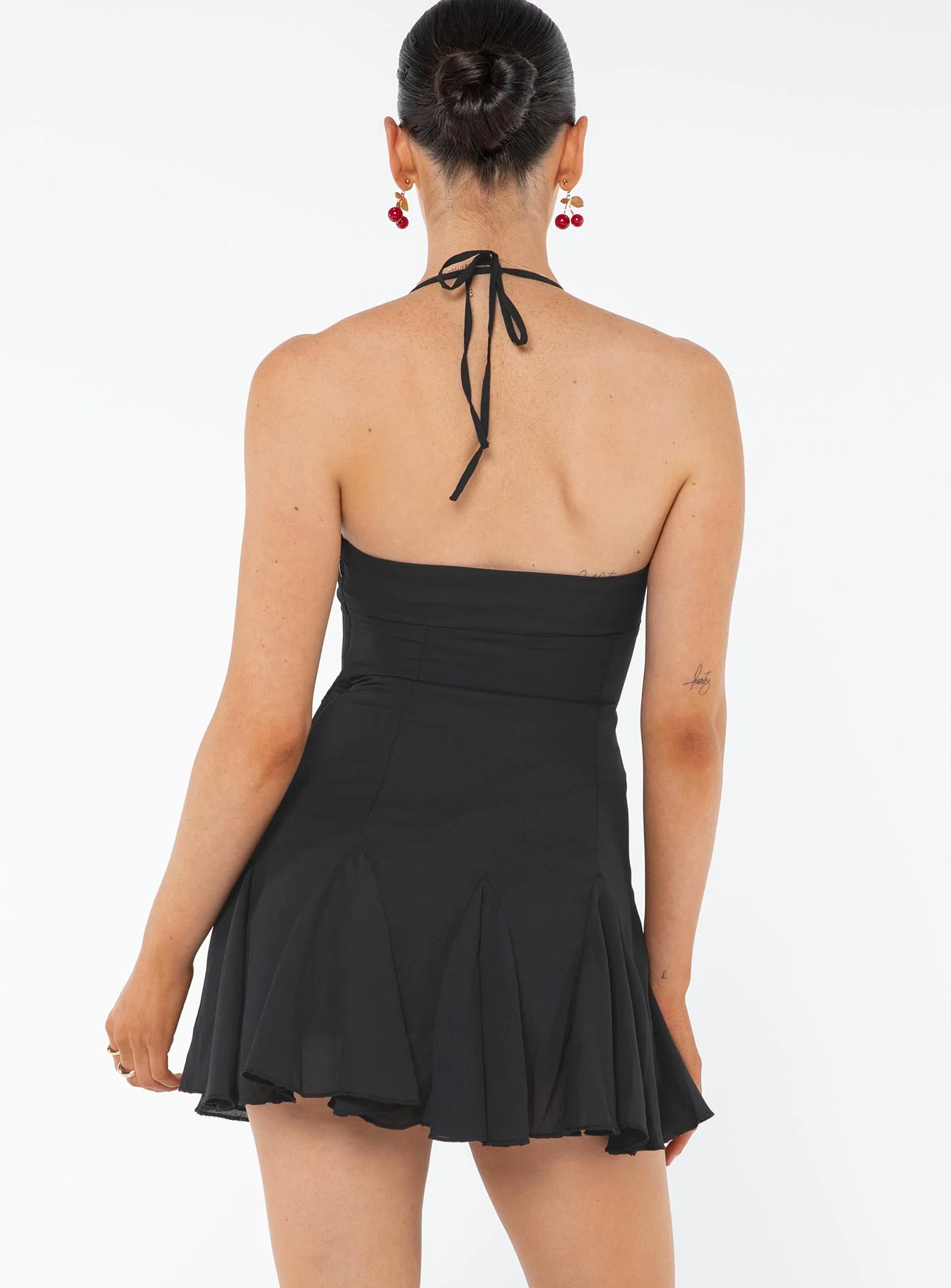 Delamere Mini Dress Black - Image 5