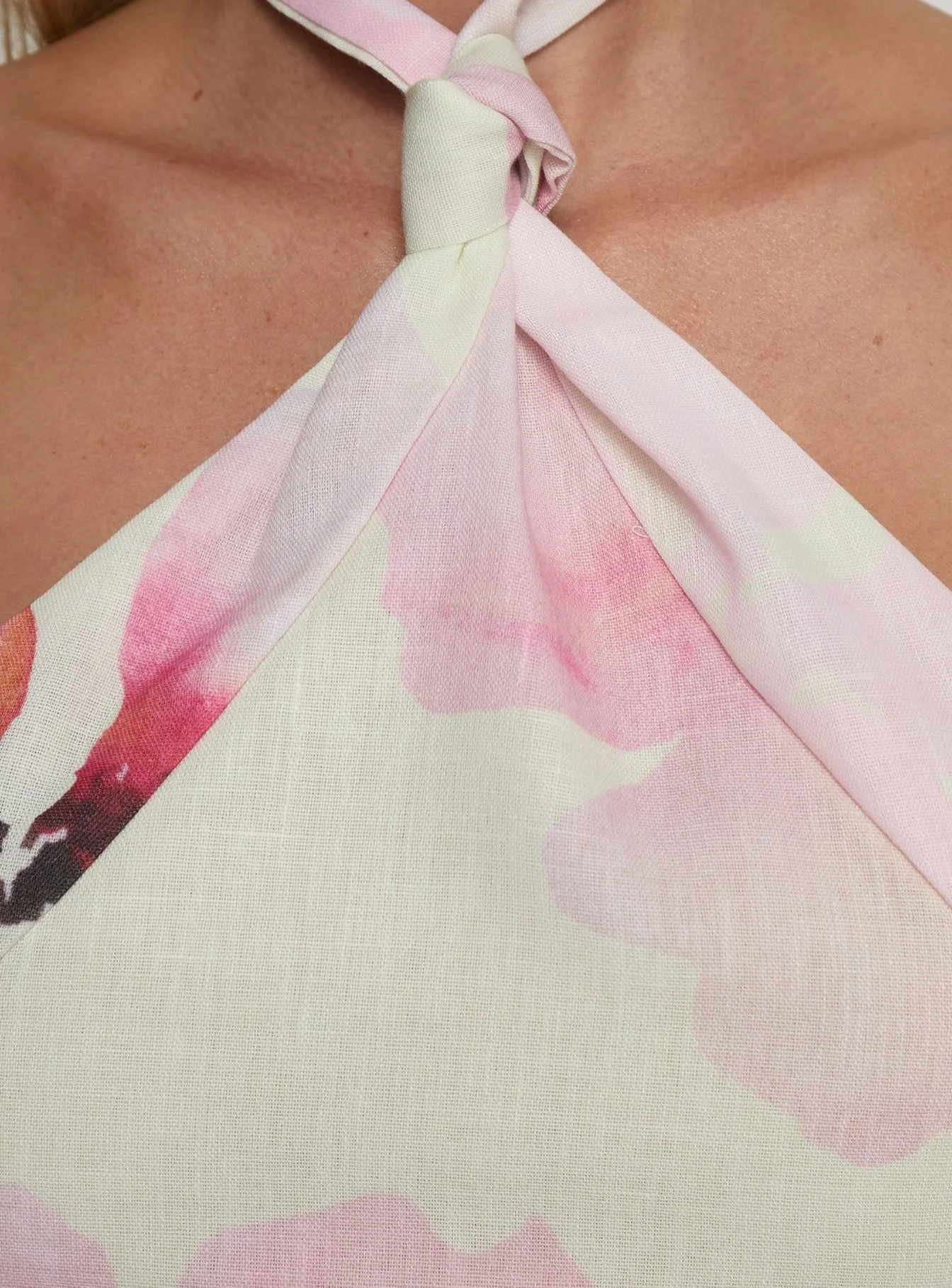 Diamanda Halter Top Pink Floral - Image 6