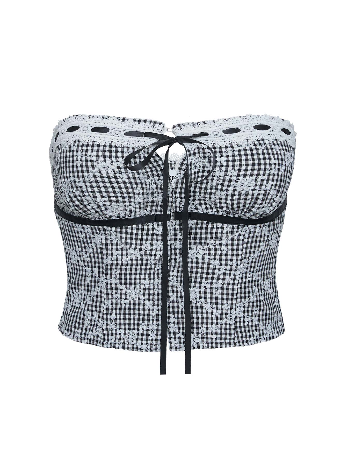 Dill Strapless Top Black - Image 5