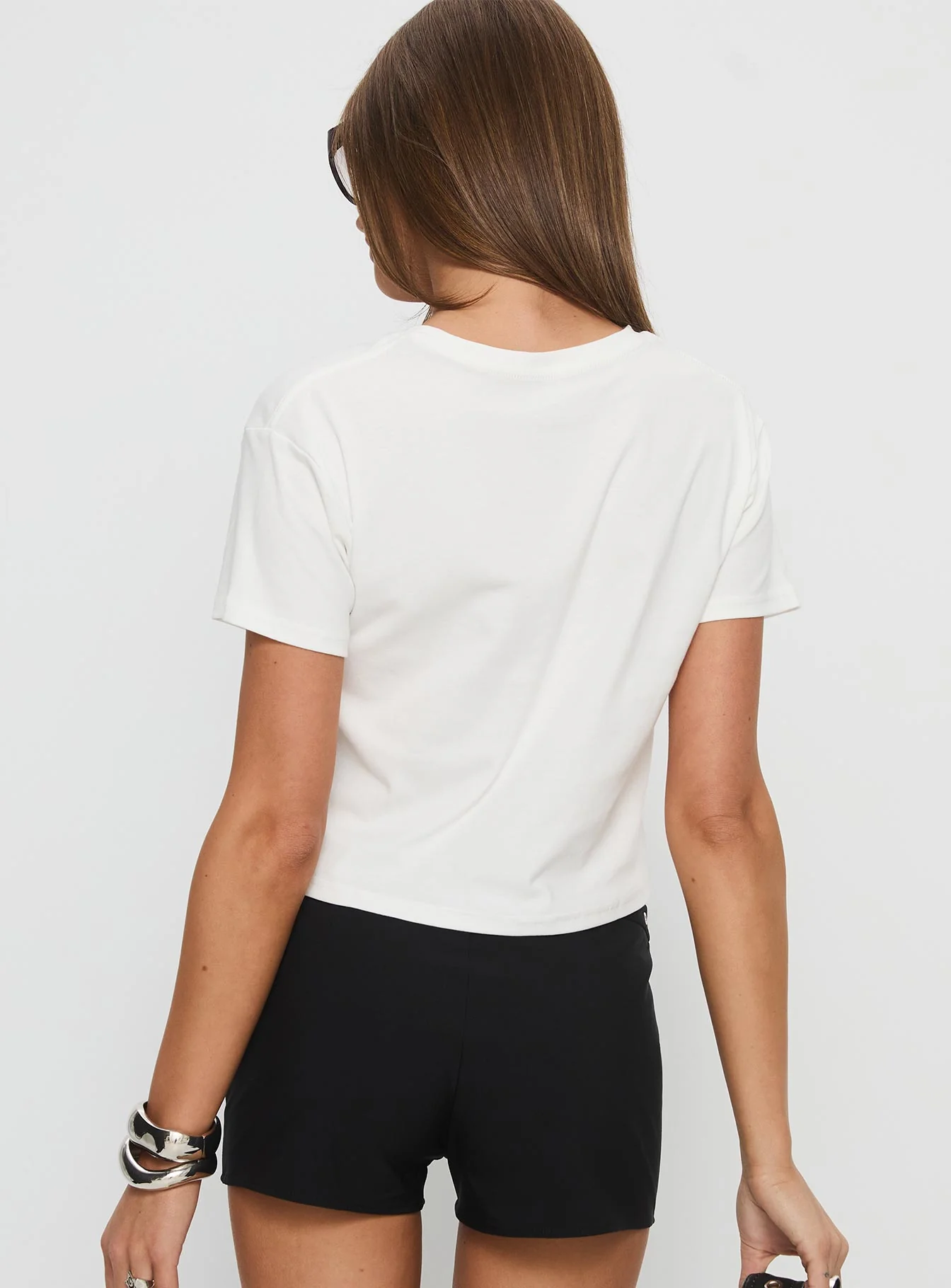 Dodge Girl Graphic Top White - Image 5
