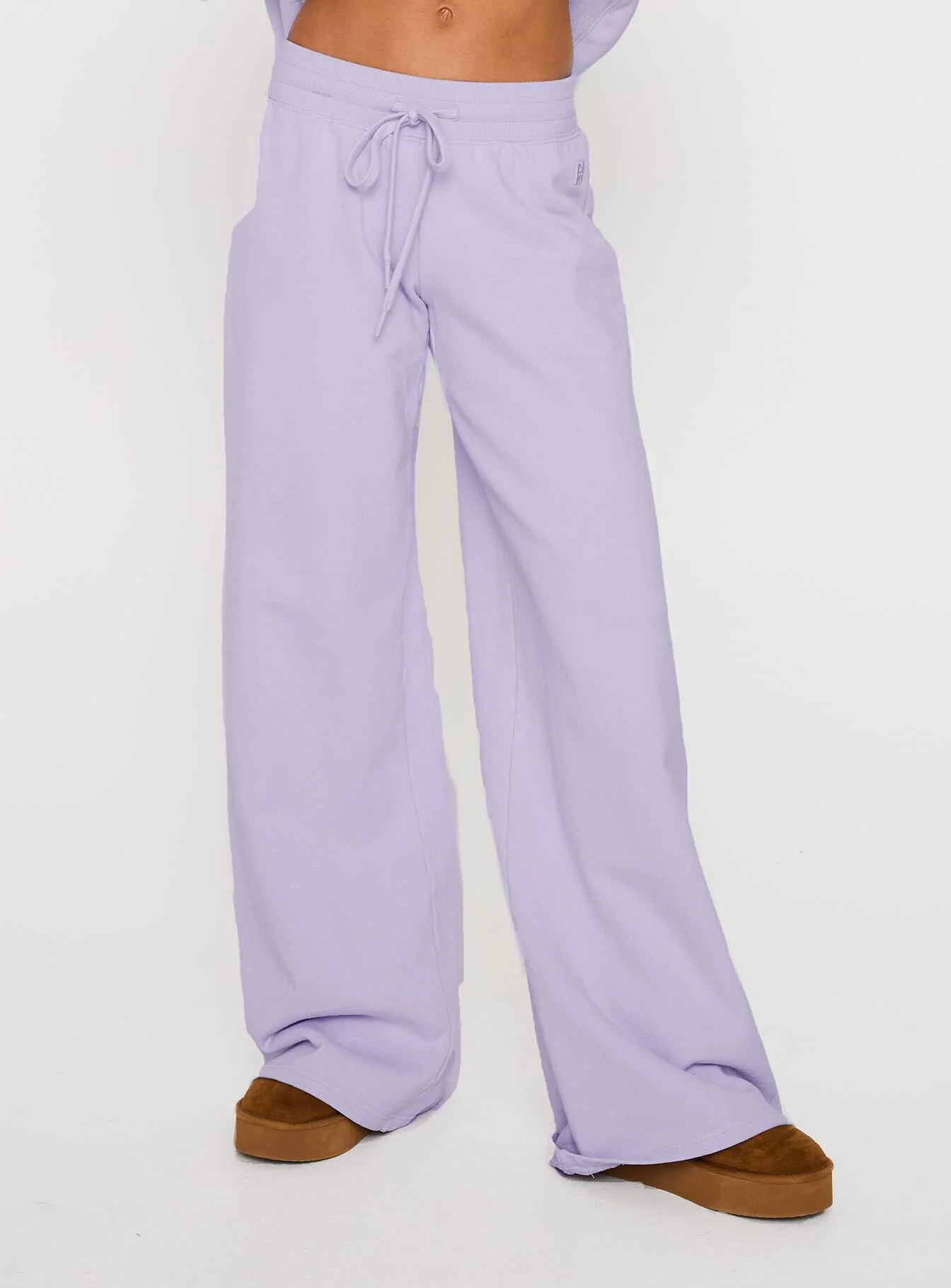 Dodie Wide Leg Pants Washed Lavender - Image 2