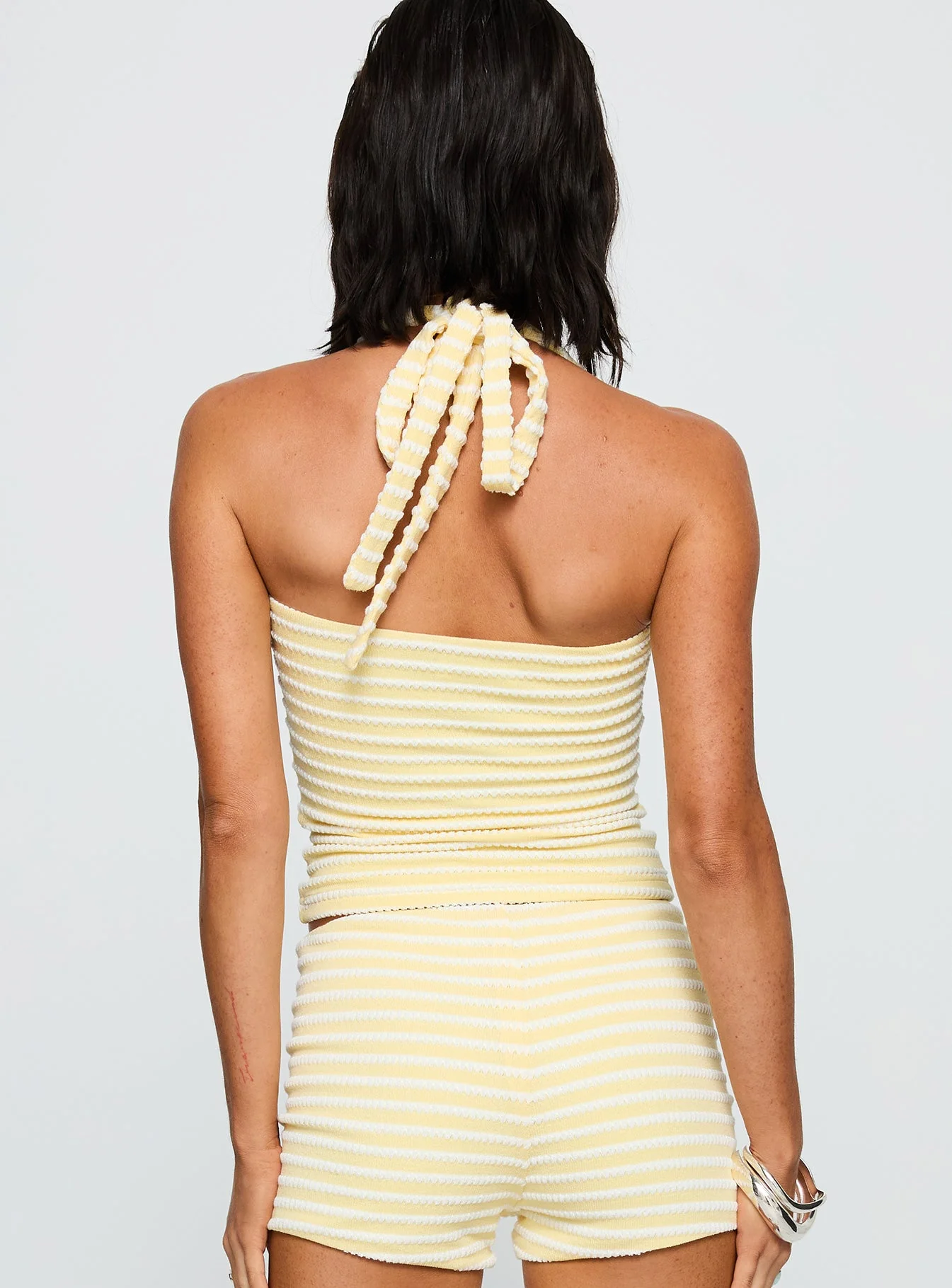 Dreaming Of Me Top Yellow Stripe - Image 5