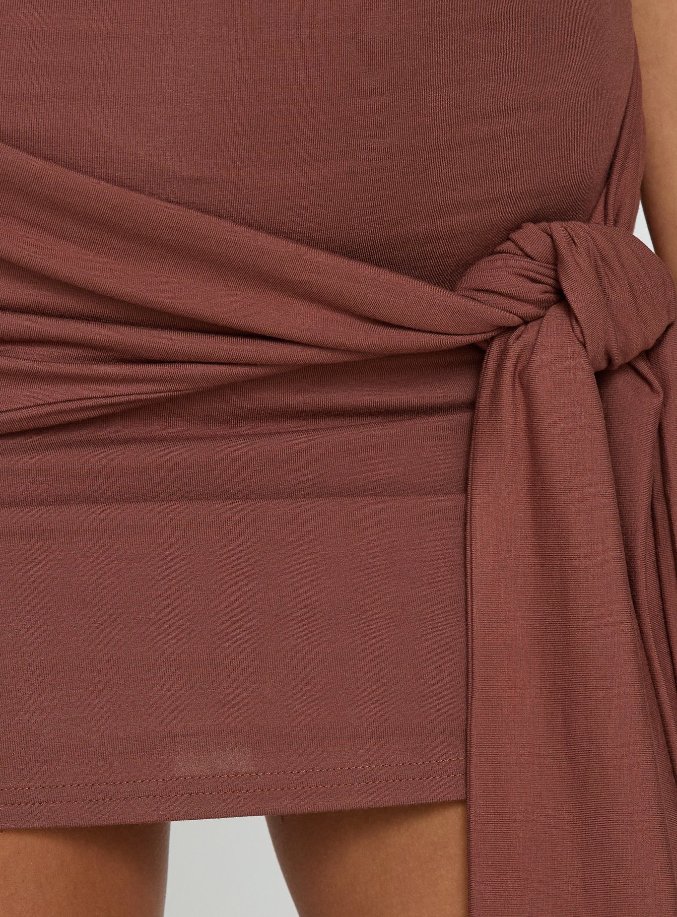 Eastside Girls Off Shoulder Cinched Mini Dress Clay - Image 7