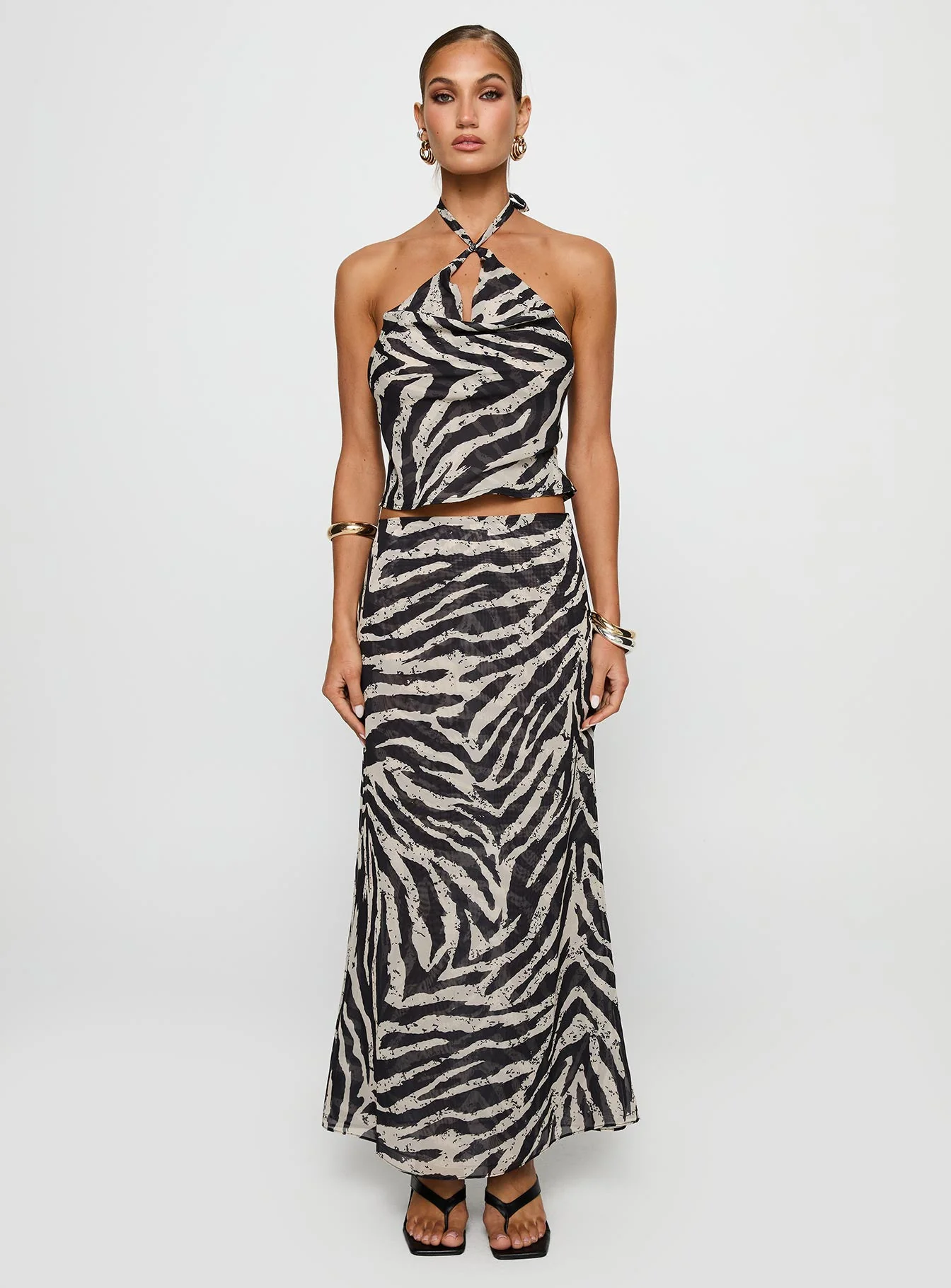 Eleganza Maxi Skirt Zebra - Image 7