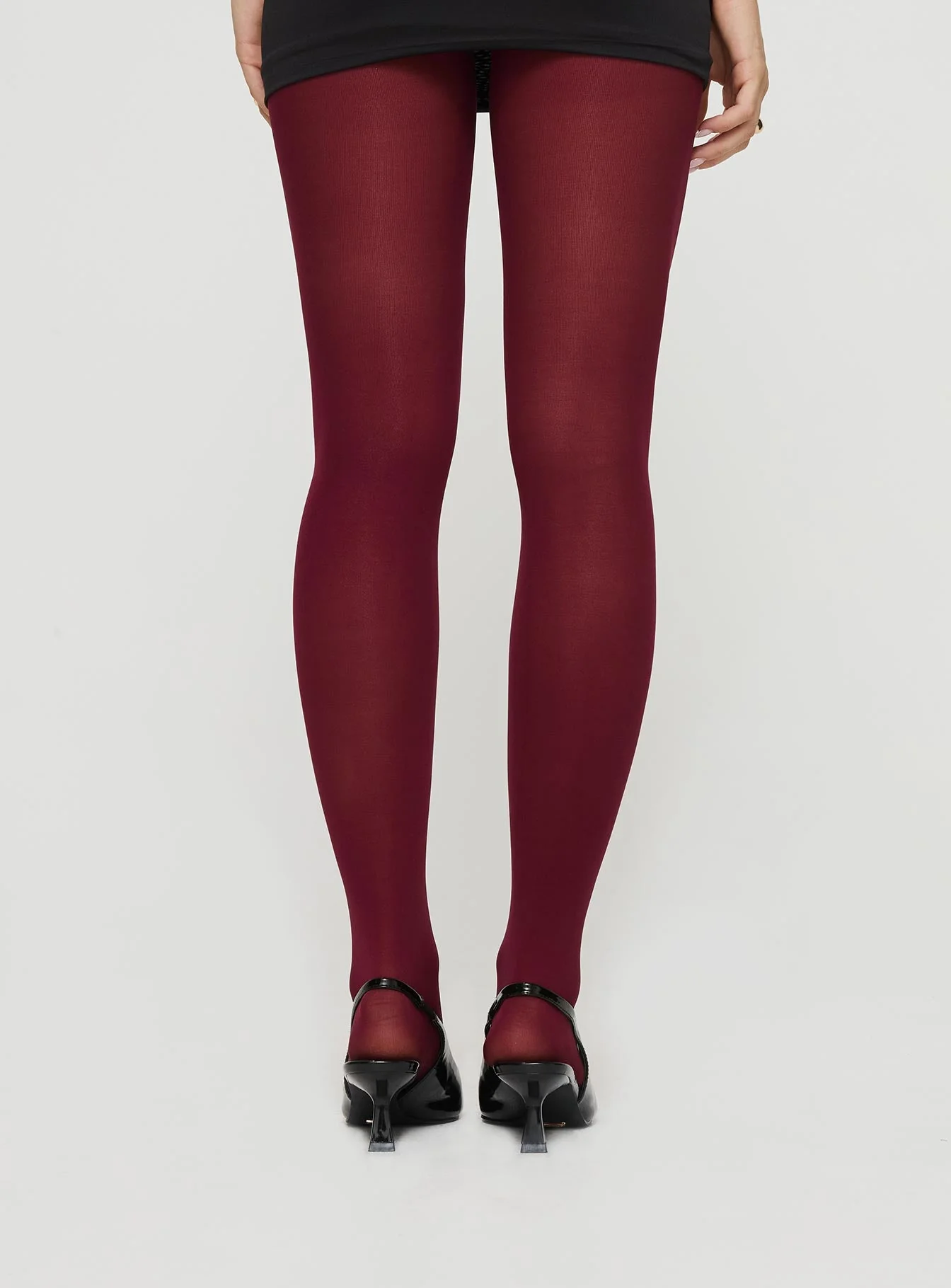 Eliseo Stockings Burgundy - Image 4