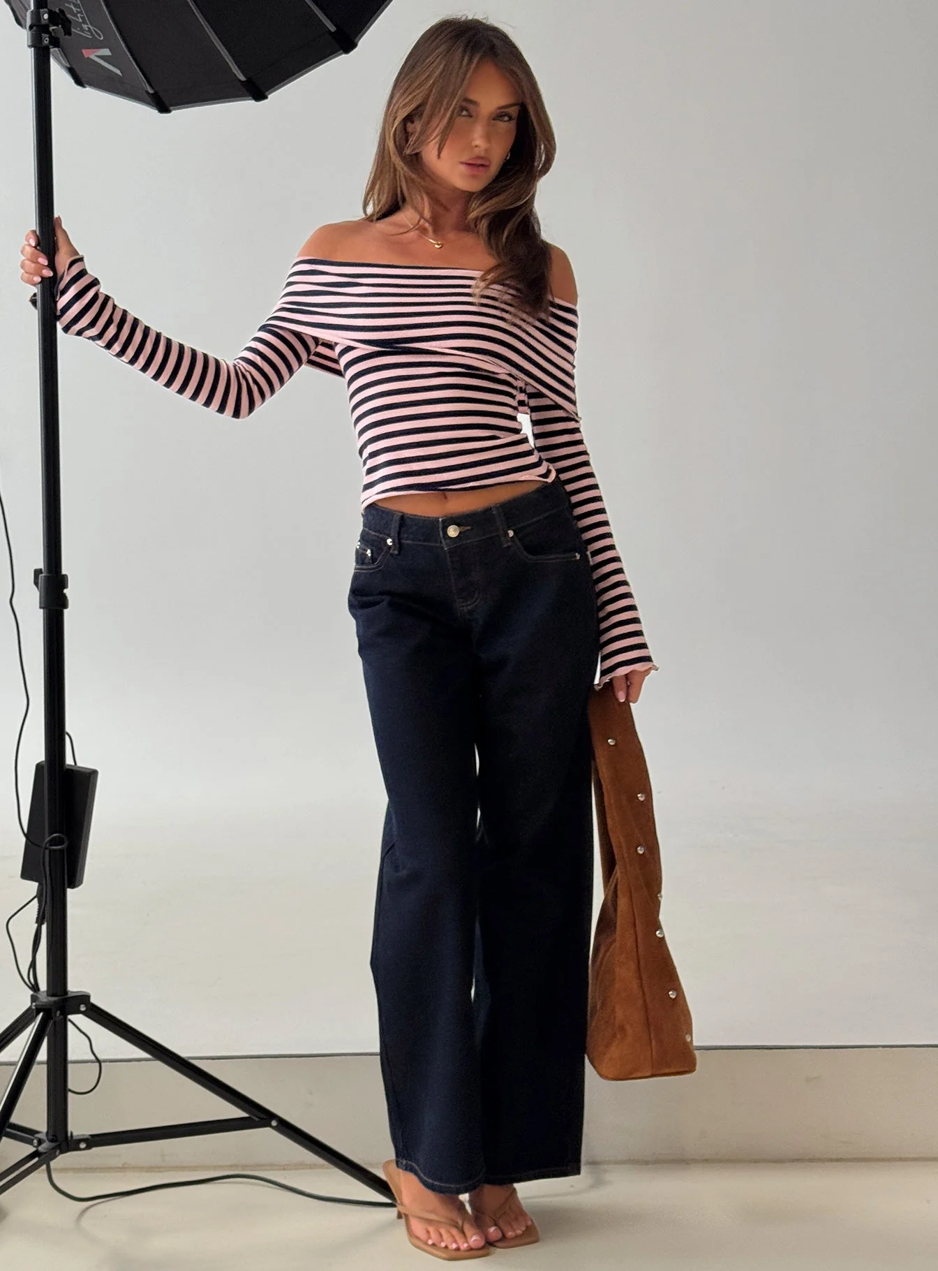 Ellanor Low Rise Straight Leg Jeans Indigo Blue - Image 8
