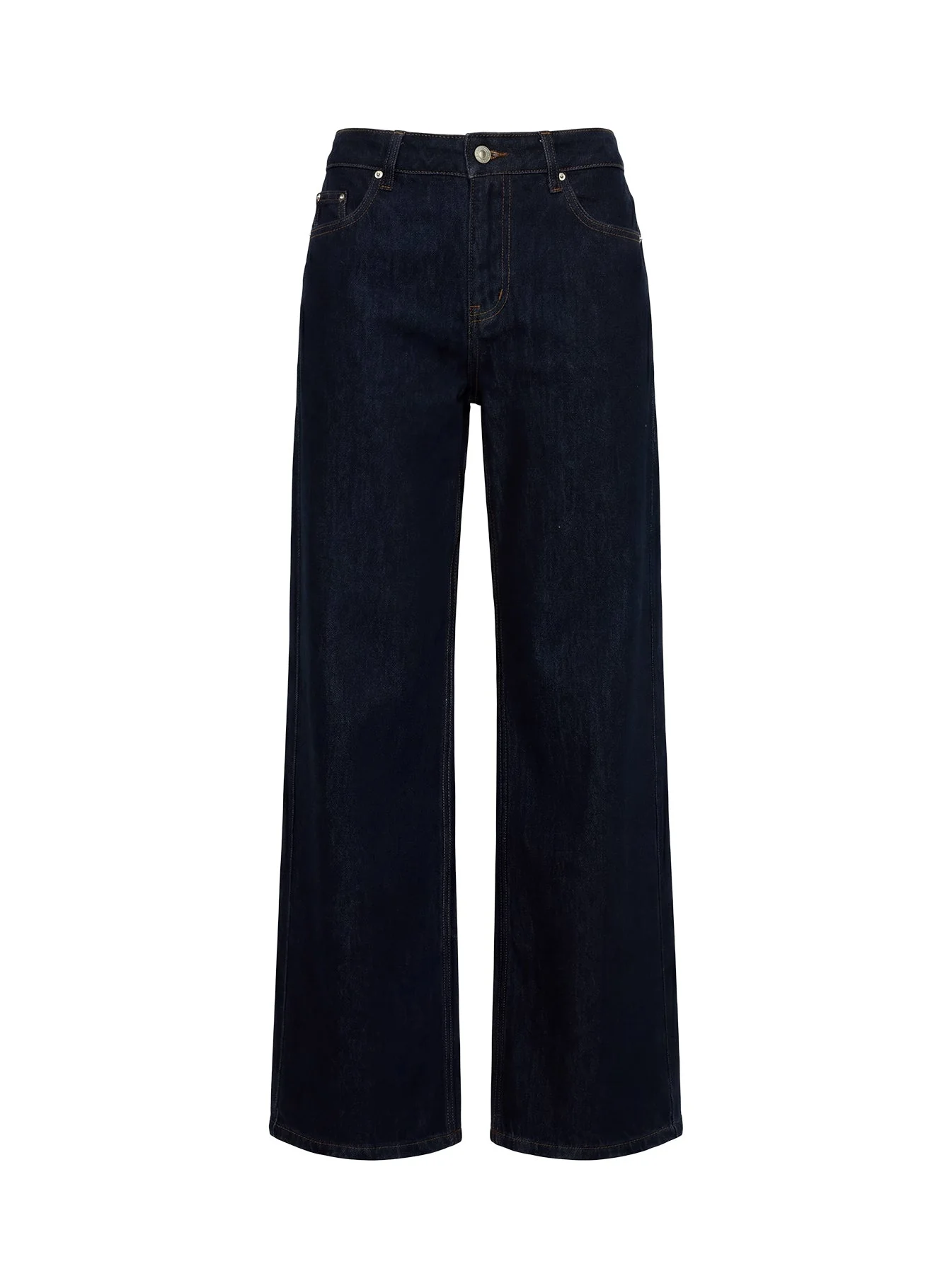 Ellanor Low Rise Straight Leg Jeans Indigo Blue - Image 9