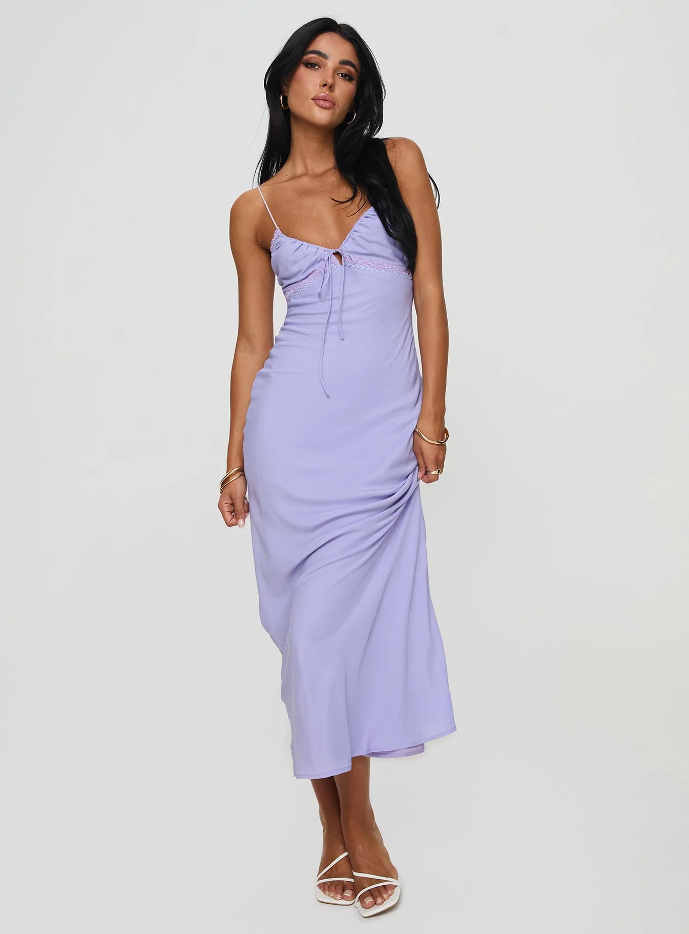 Emily Maxi Dress Lilac - Image 2