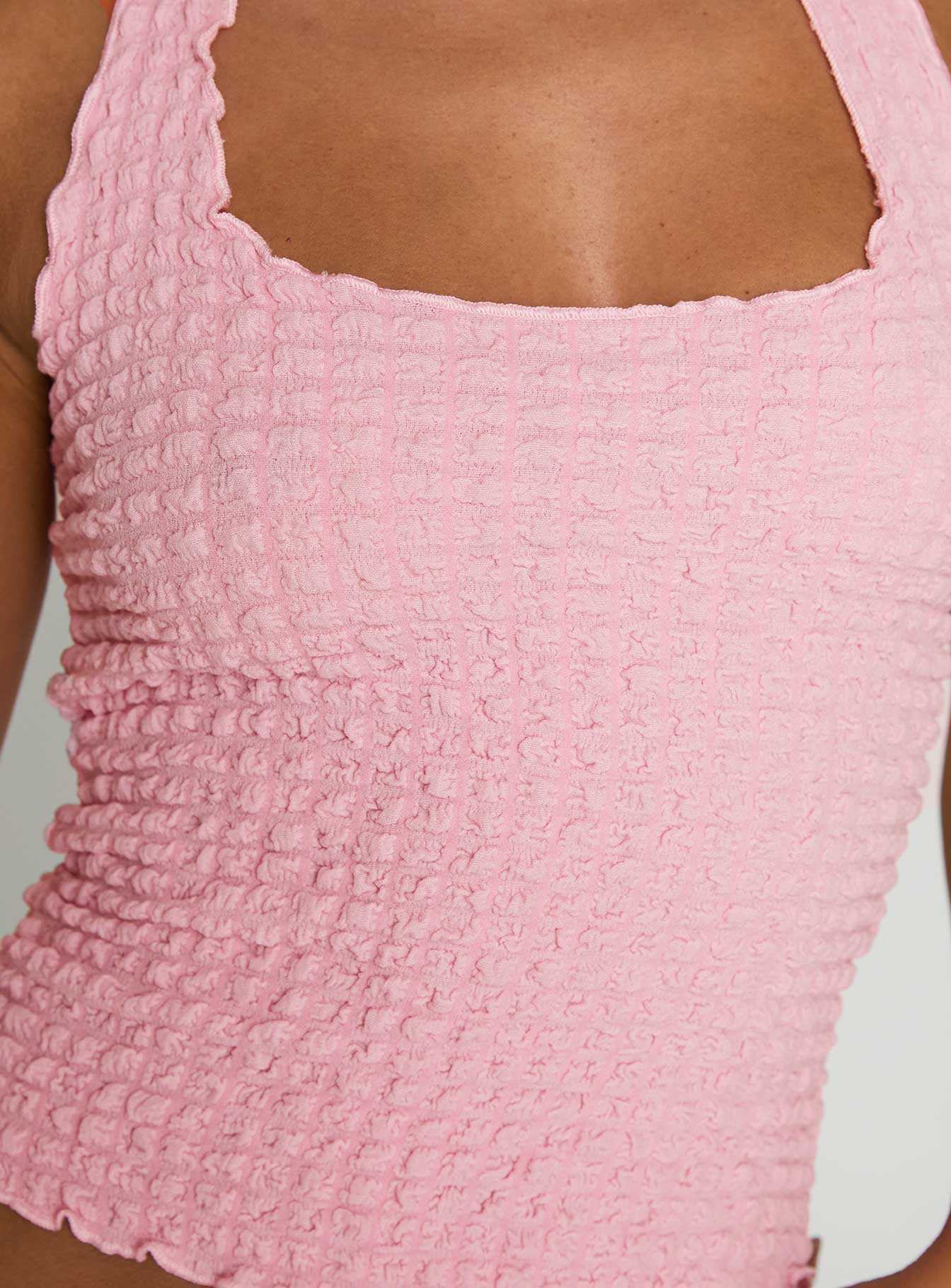 Eventually Textured Top Pink - Image 6