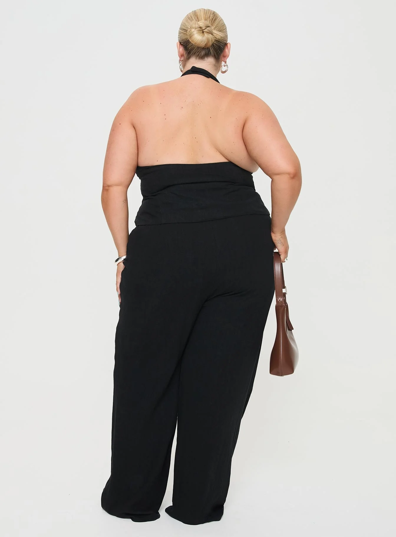 Felipe Linen Blend Pants Black Curve - Image 5