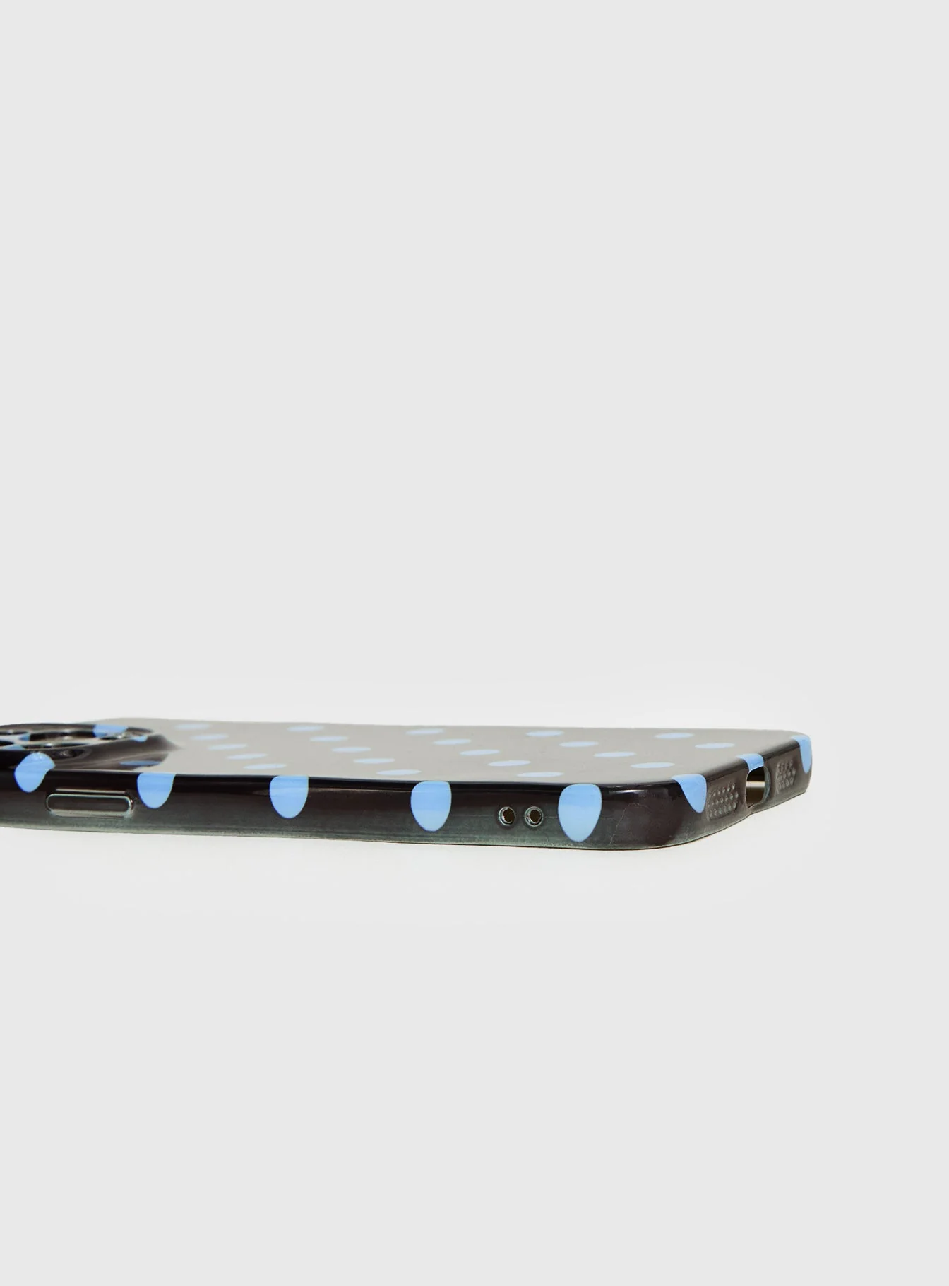 Ferrera iPhone Case Black / Blue Polka - Image 2