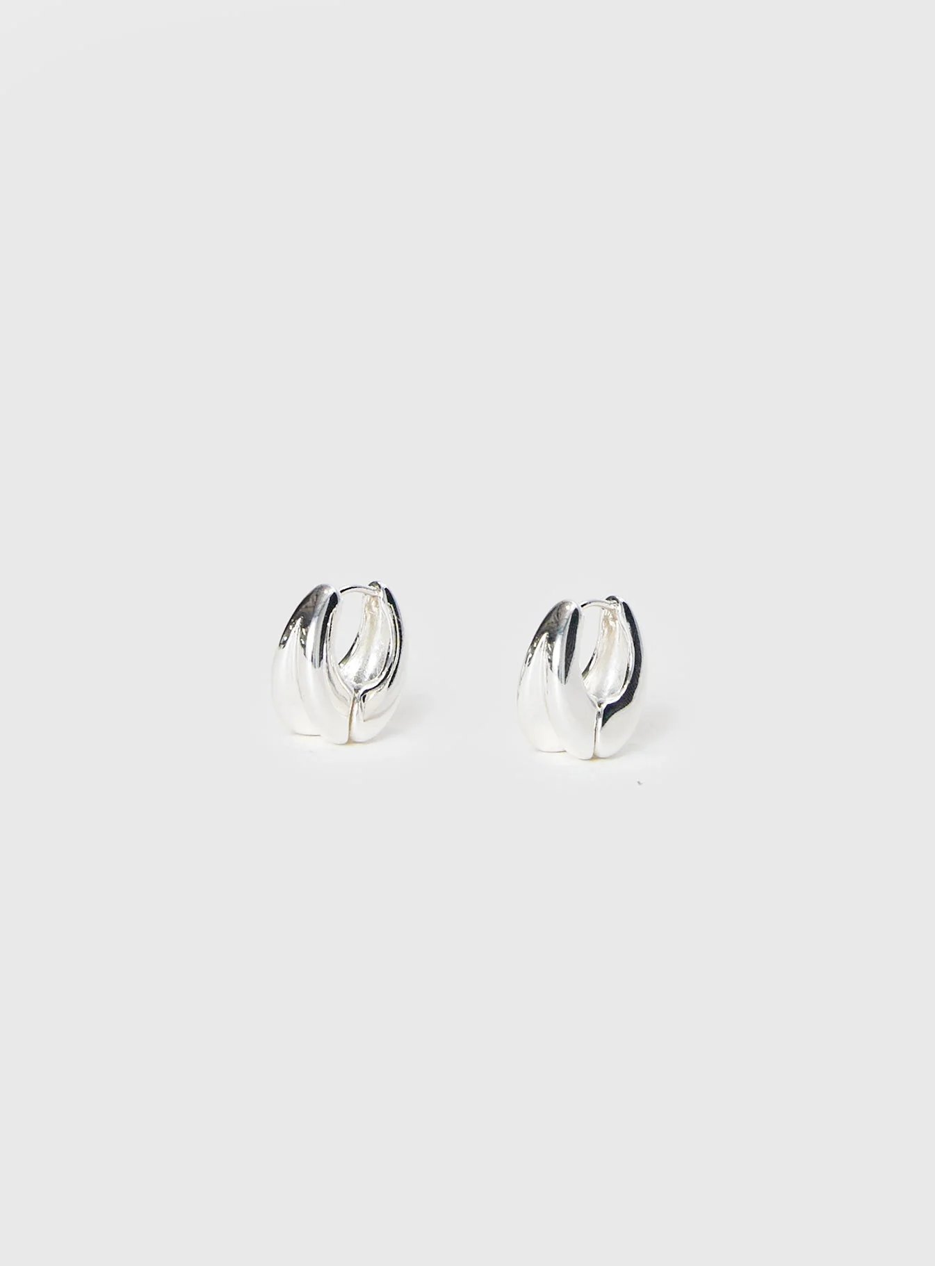 Film Noir Earrings Silver - Image 4