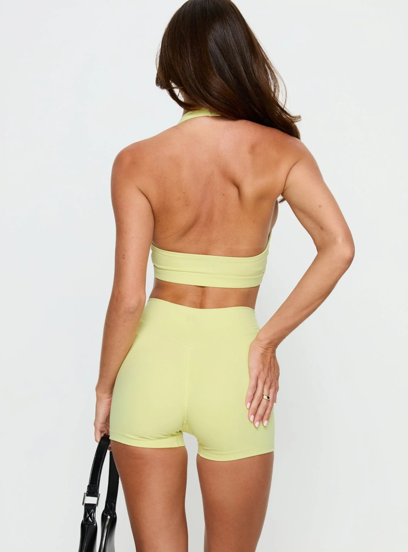 Final Form Active 4" Invisible Scrunch Shorts Lemongrass - Image 5
