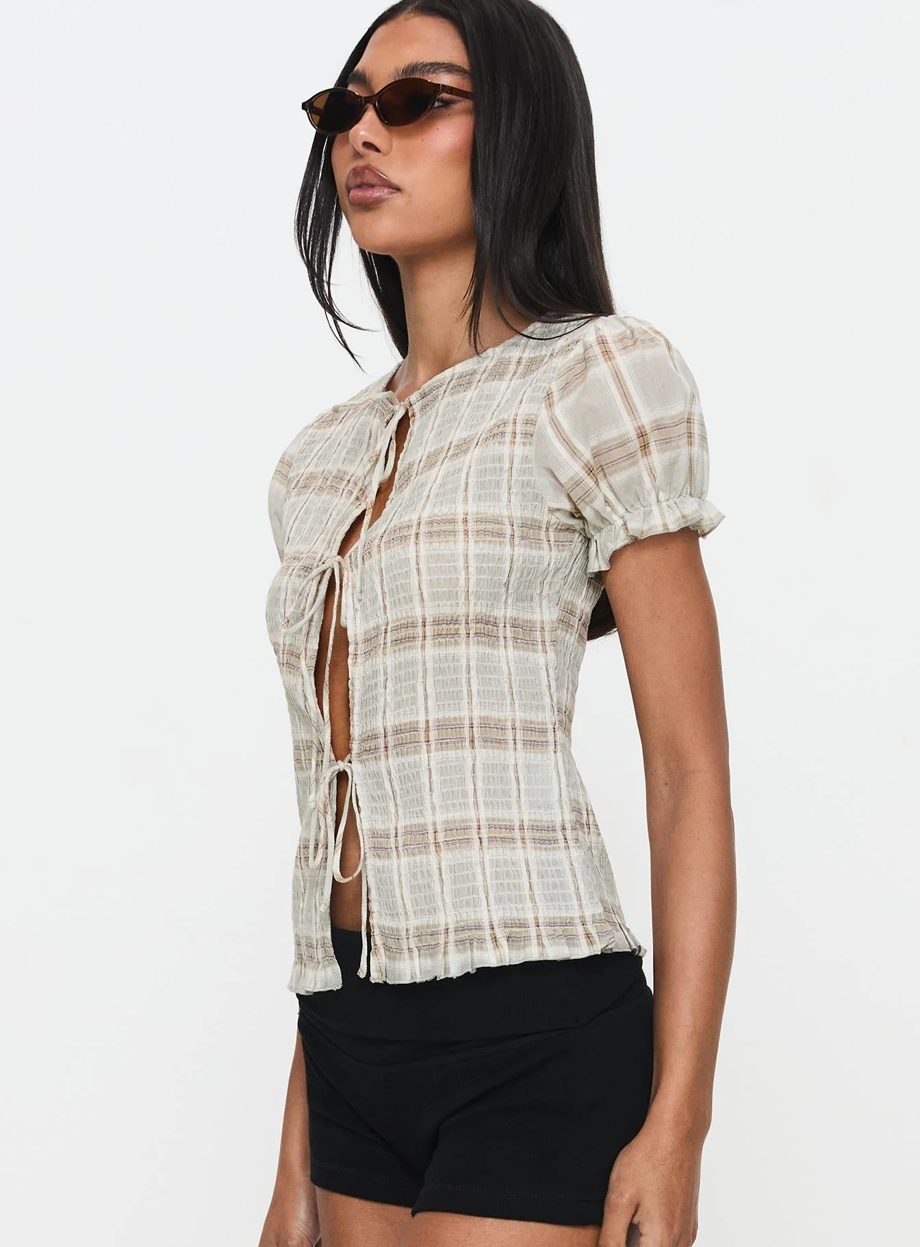 Flashback Tie Up Top Multi - Image 4