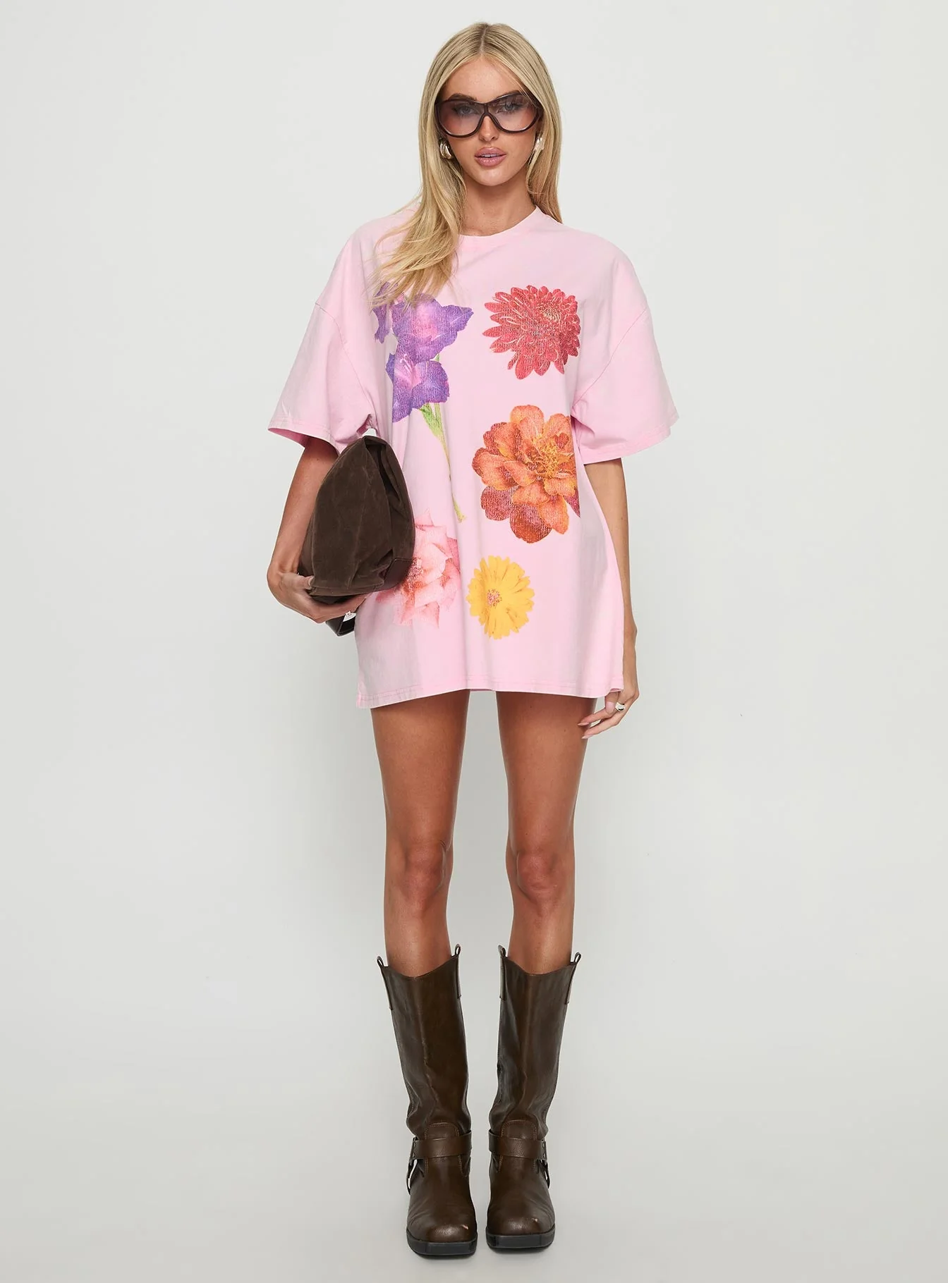 Freshly Picked Oversized Graphic Tee Pink - Image 6