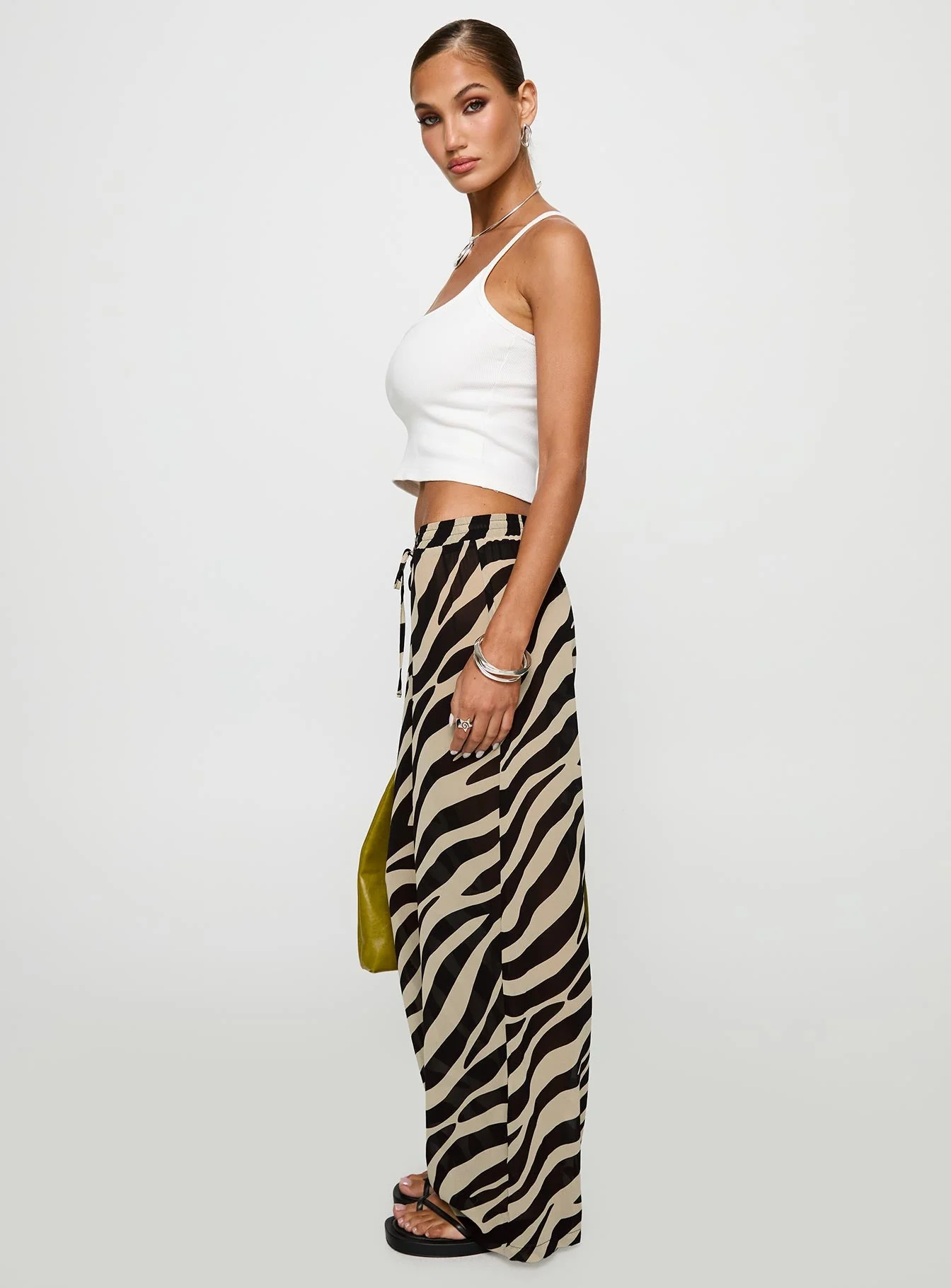 Fyre Wide Leg Pant Zebra - Image 3