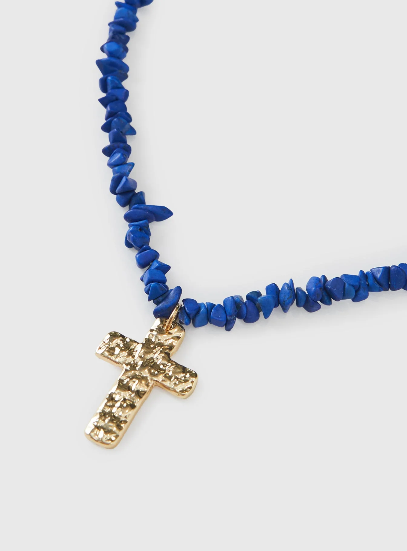 Get Lucky Necklace Blue / Gold - Image 3