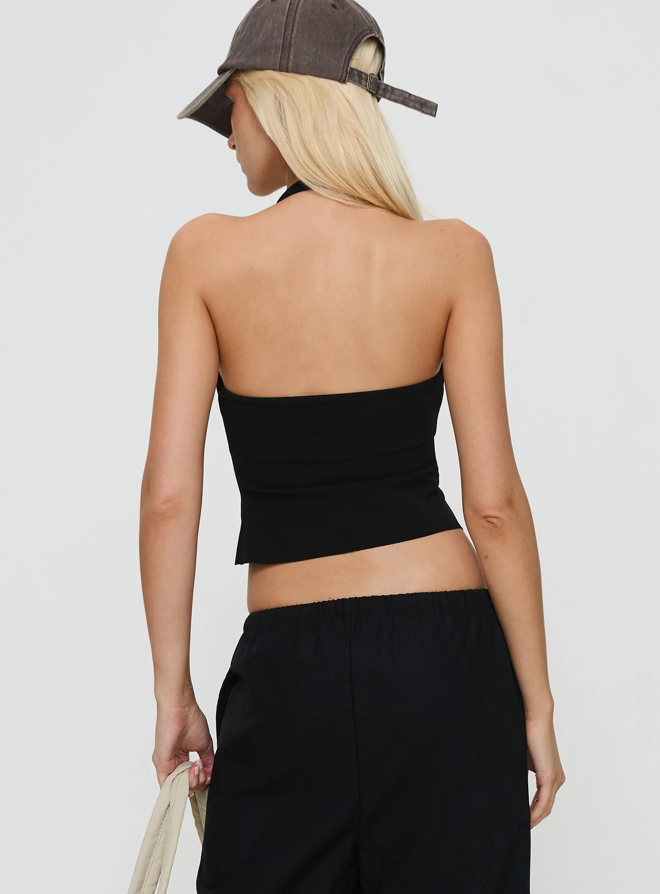 Glint Asymmetrical Top Black - Image 5