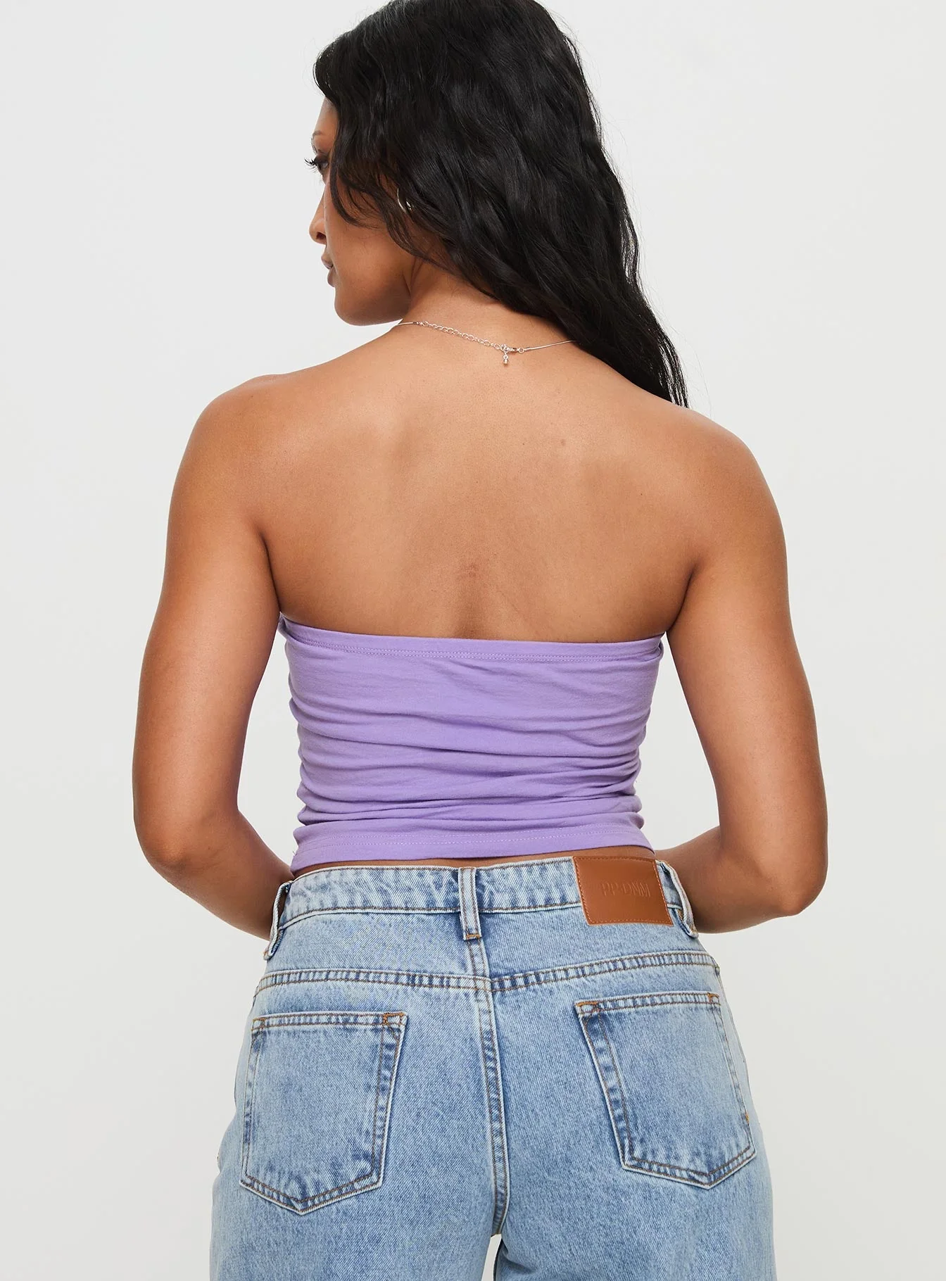 Goddess Energy Strapless Top Purple - Image 4