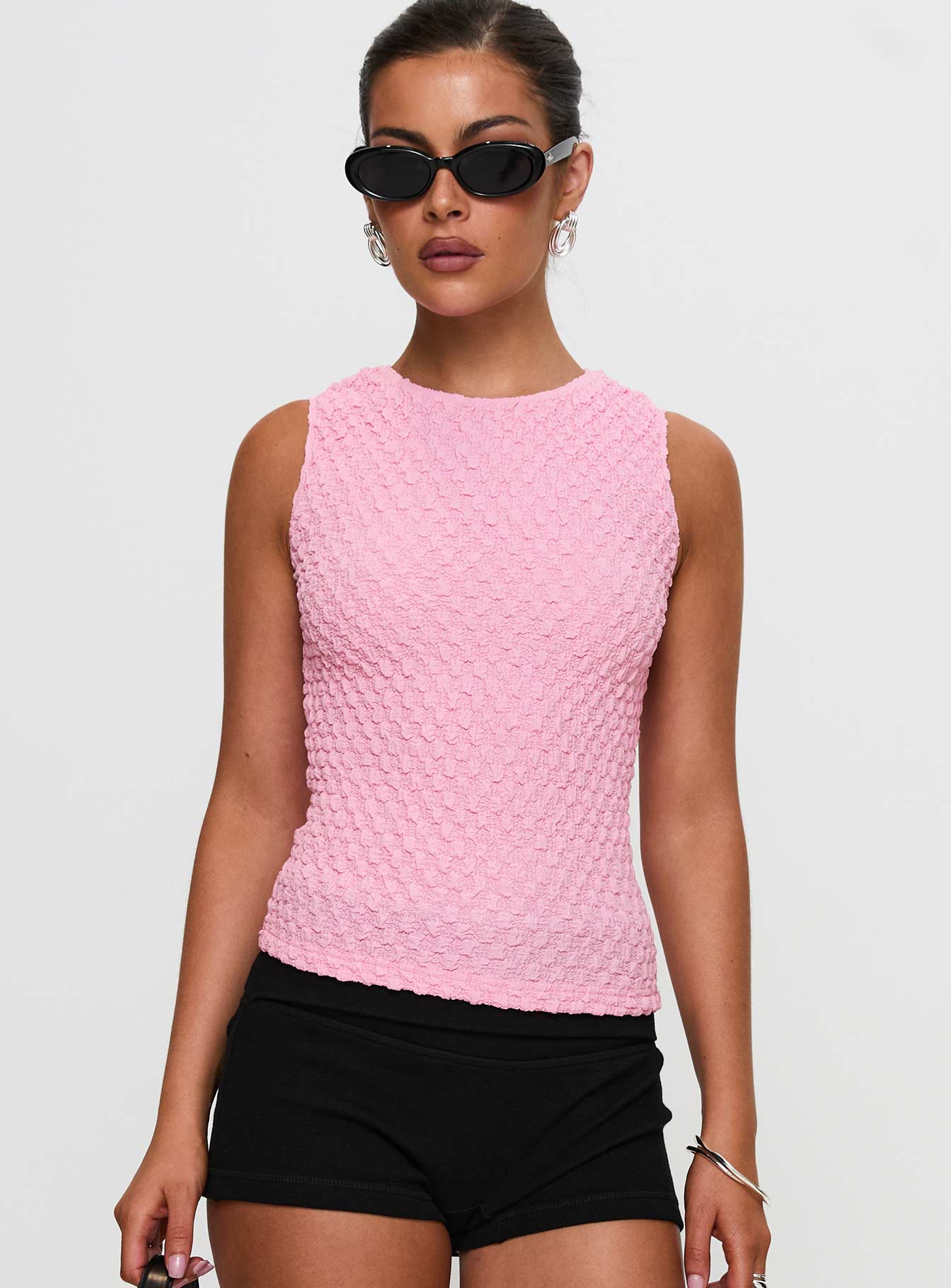 Goodnight And Go Textured Top Pink - Image 2