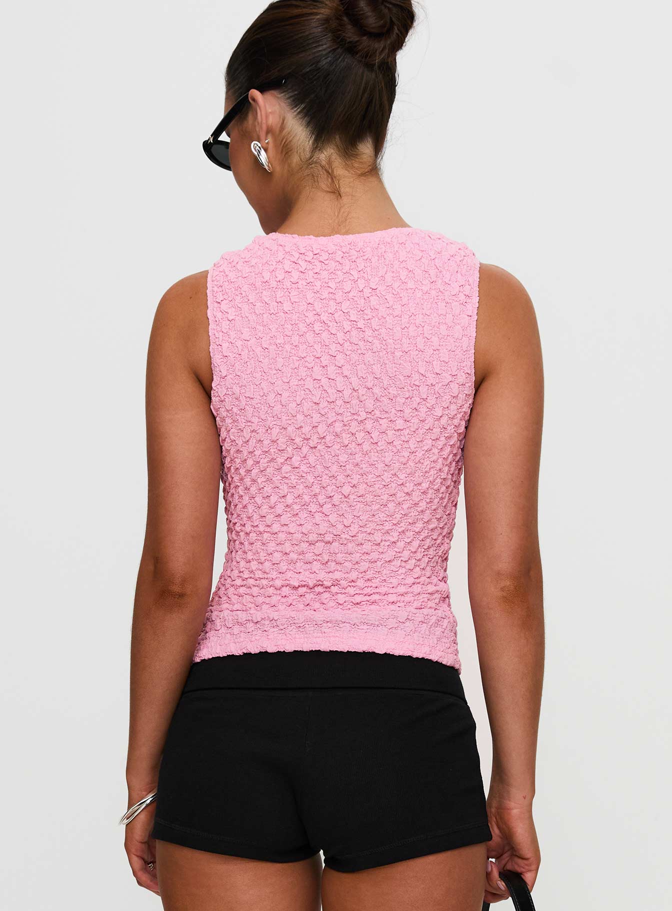 Goodnight And Go Textured Top Pink - Image 5