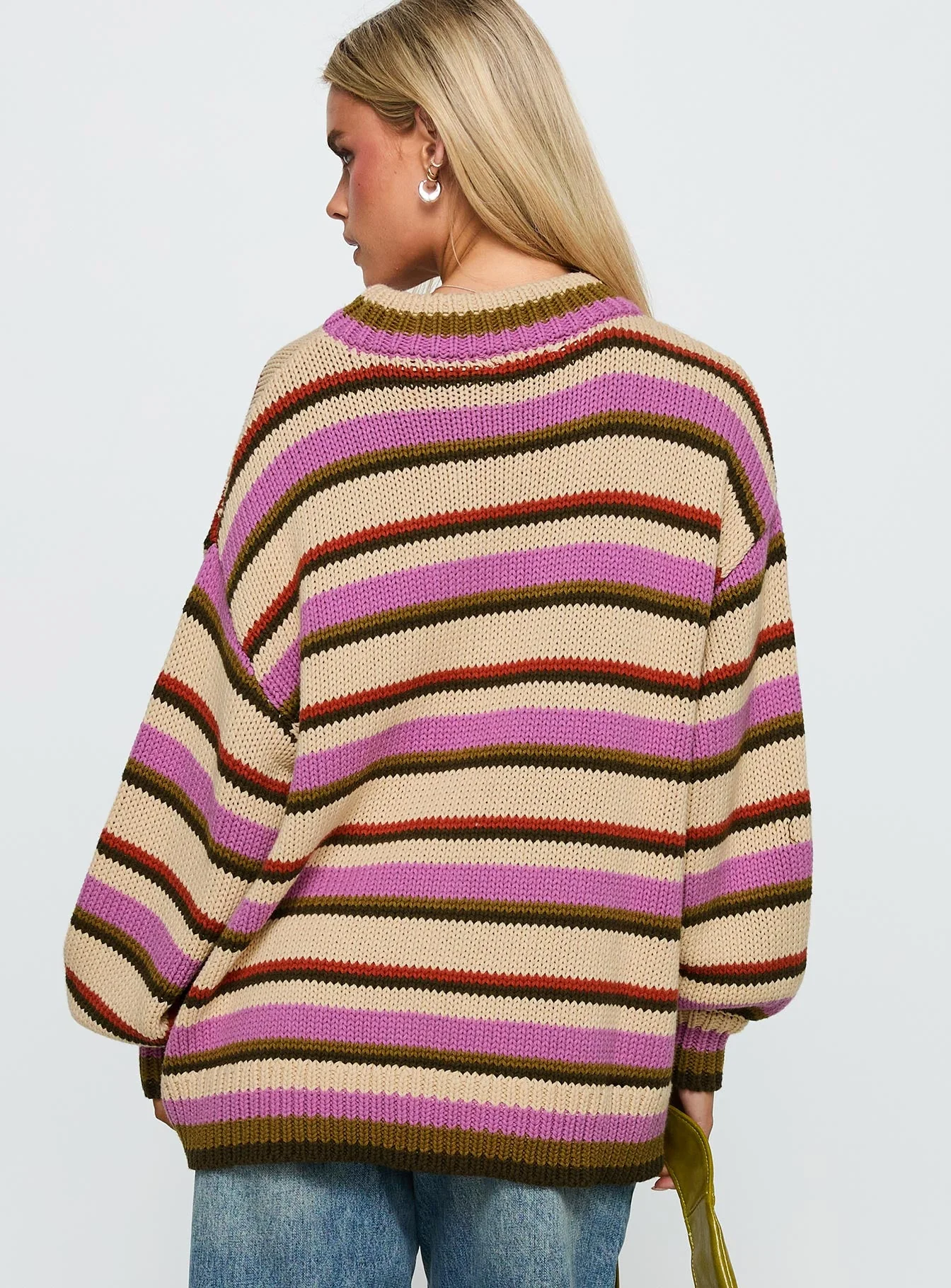 Got The Music Knit Sweater Multi Stripe - Image 5