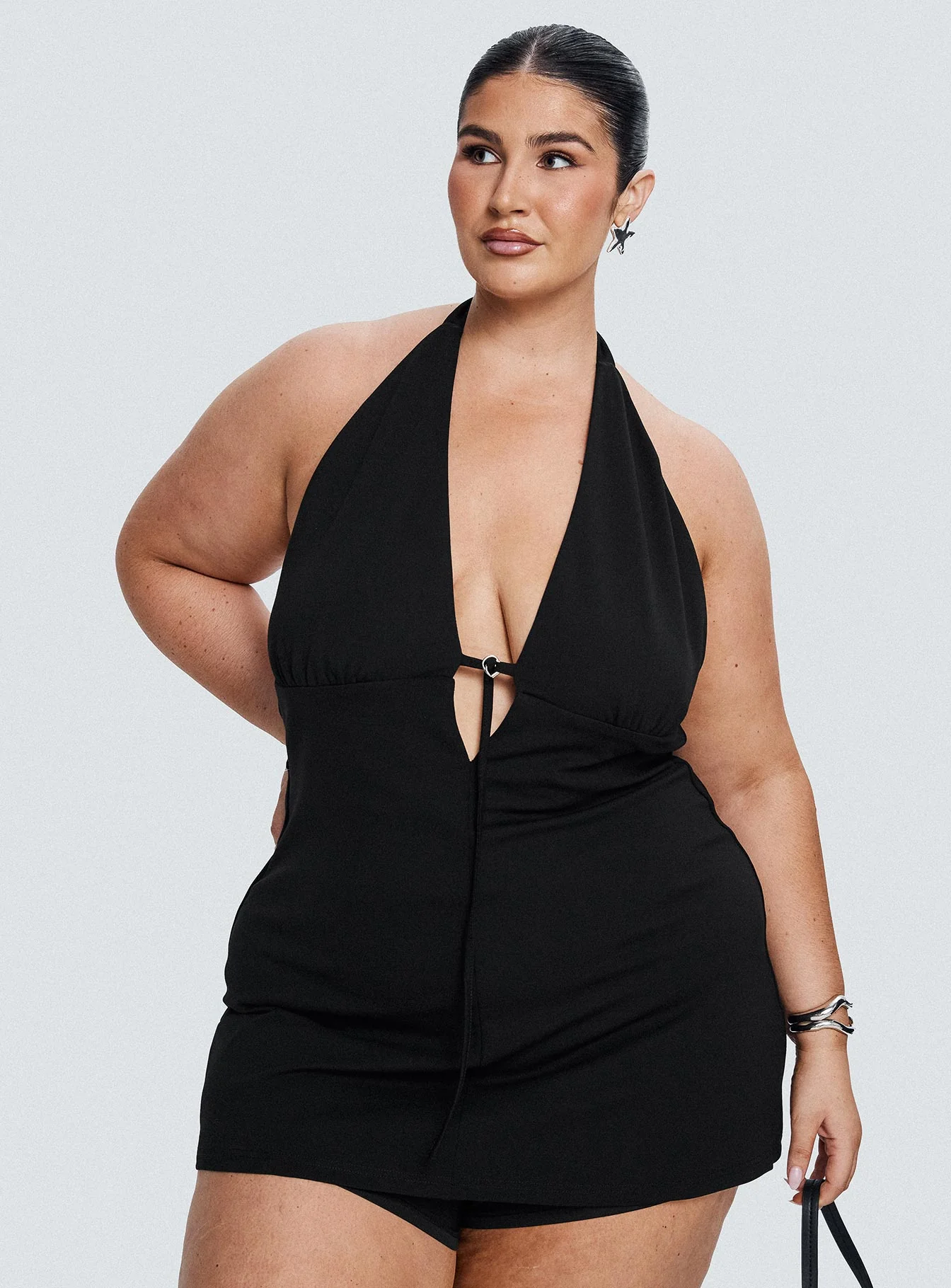 Hanah Playsuit Black Curve - Image 8