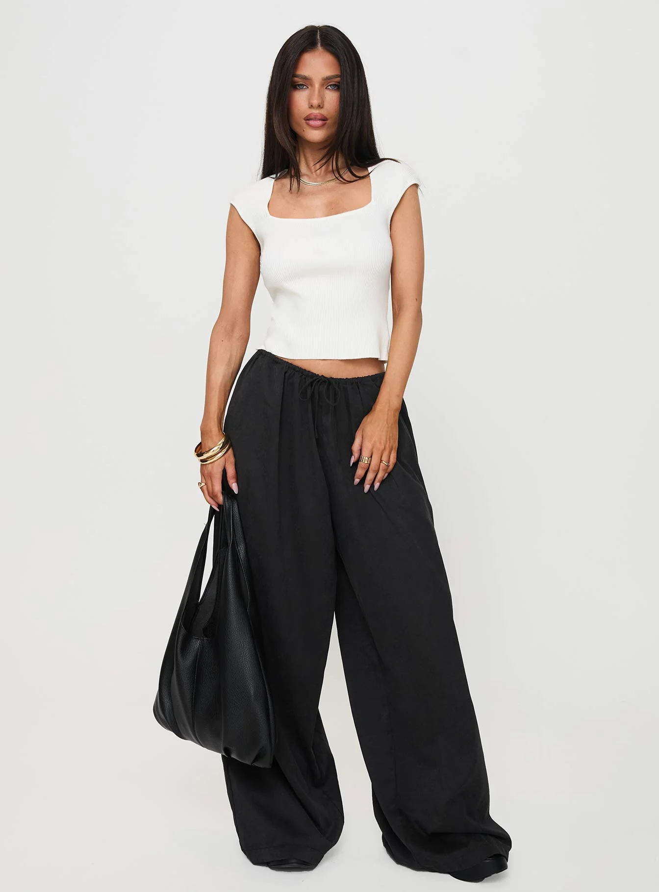Bungala Oversized Relaxed Pants Black - Image 3