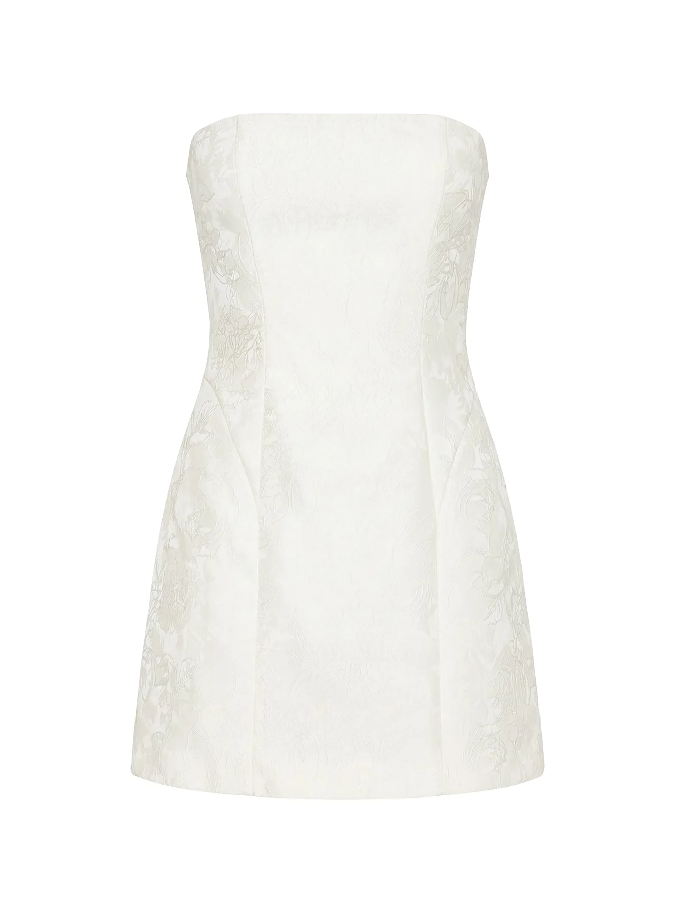 Heaven Sent Strapless Mini Dress White - Image 8