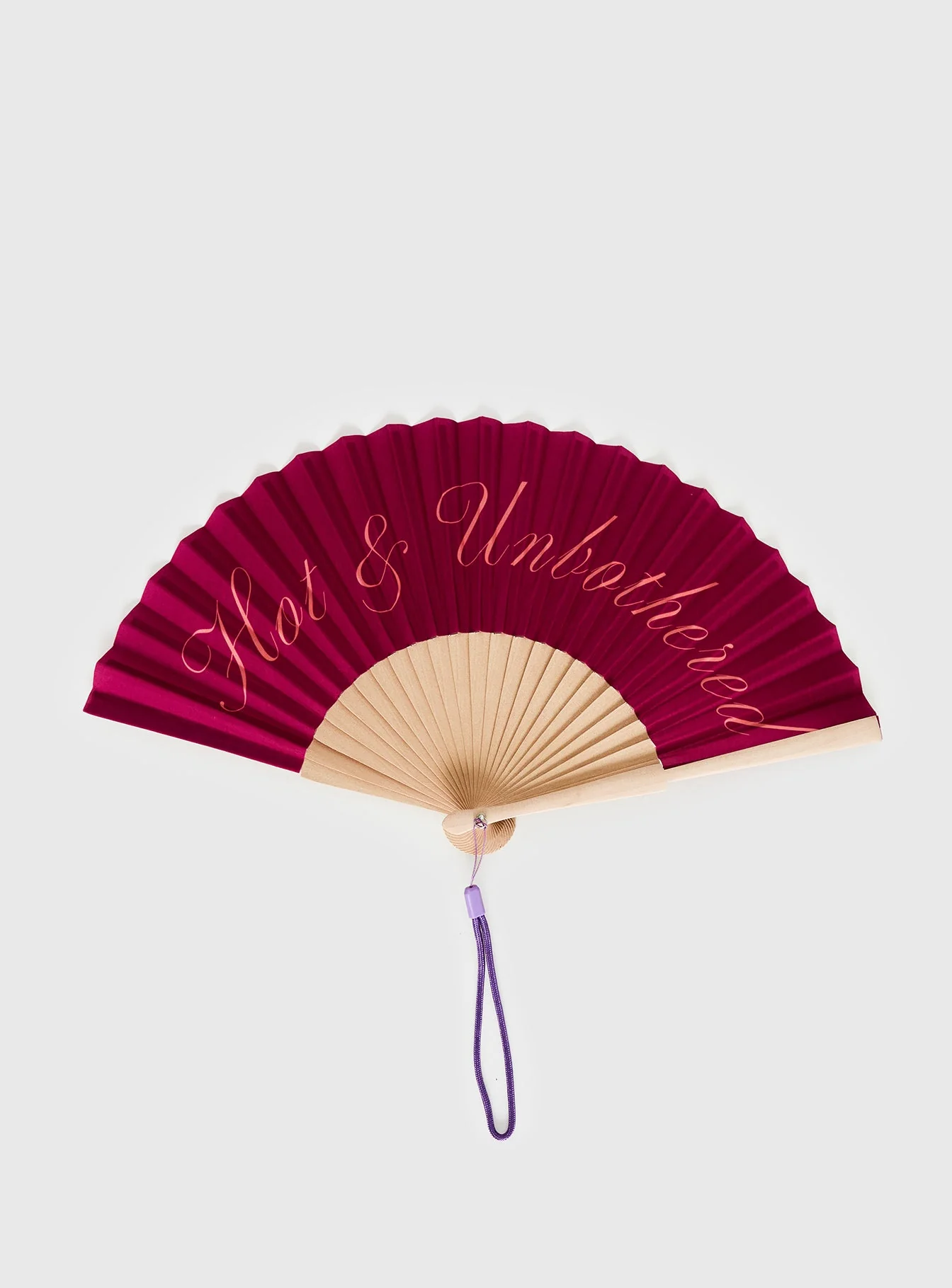Hot & Unbothered Fan Pink - Image 2
