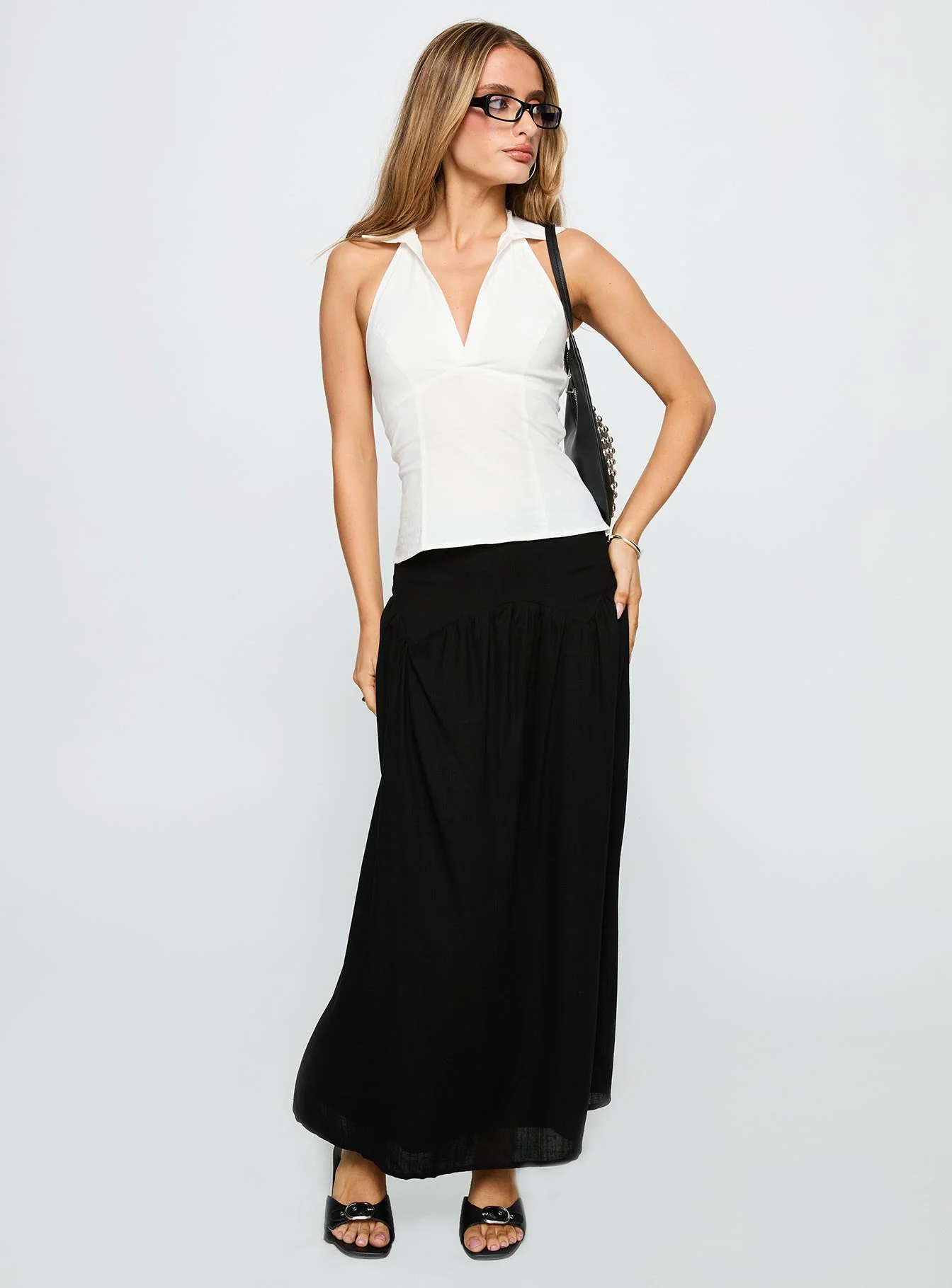 Human Nurture Maxi Skirt Black - Image 2