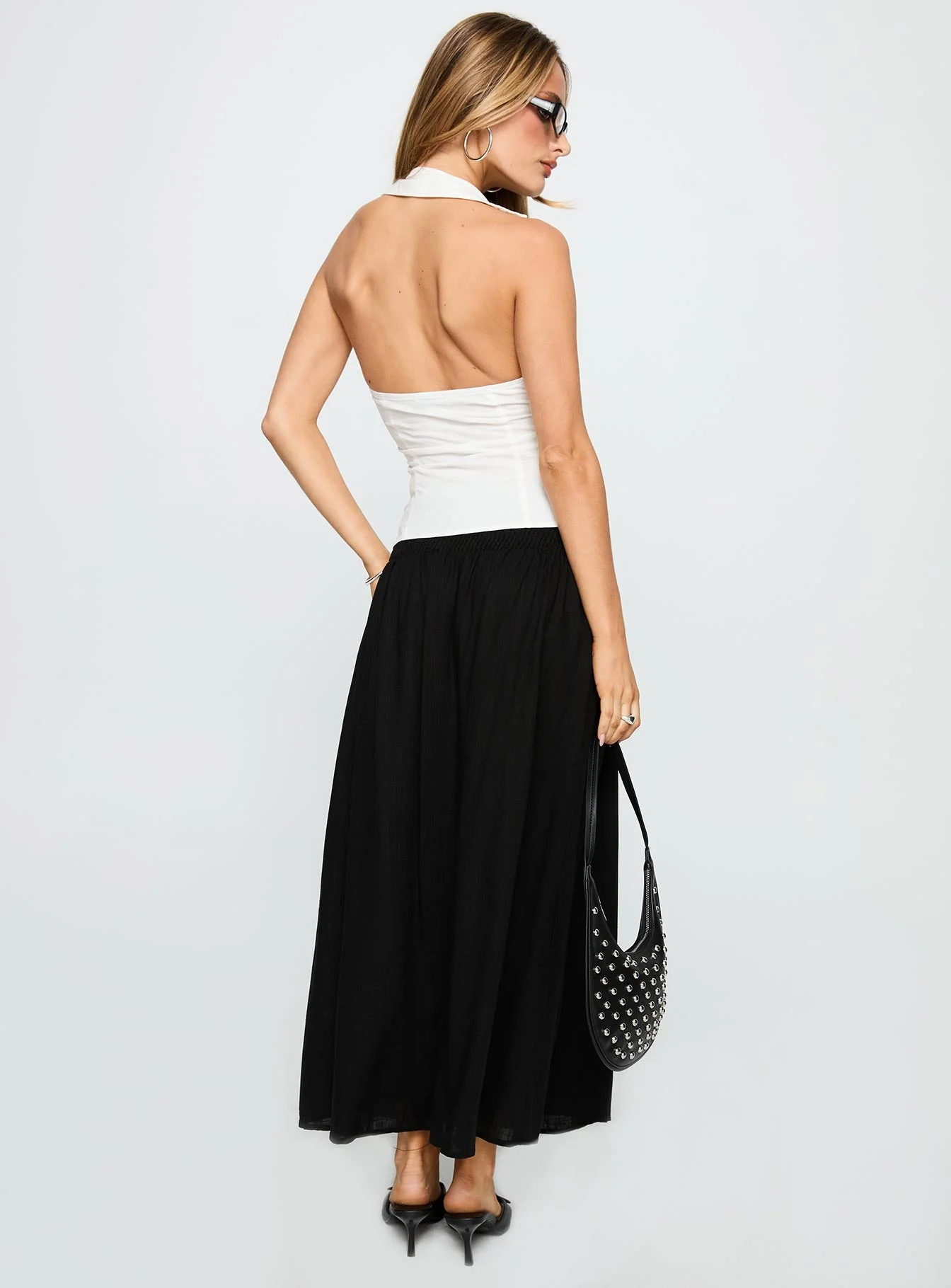 Human Nurture Maxi Skirt Black - Image 4
