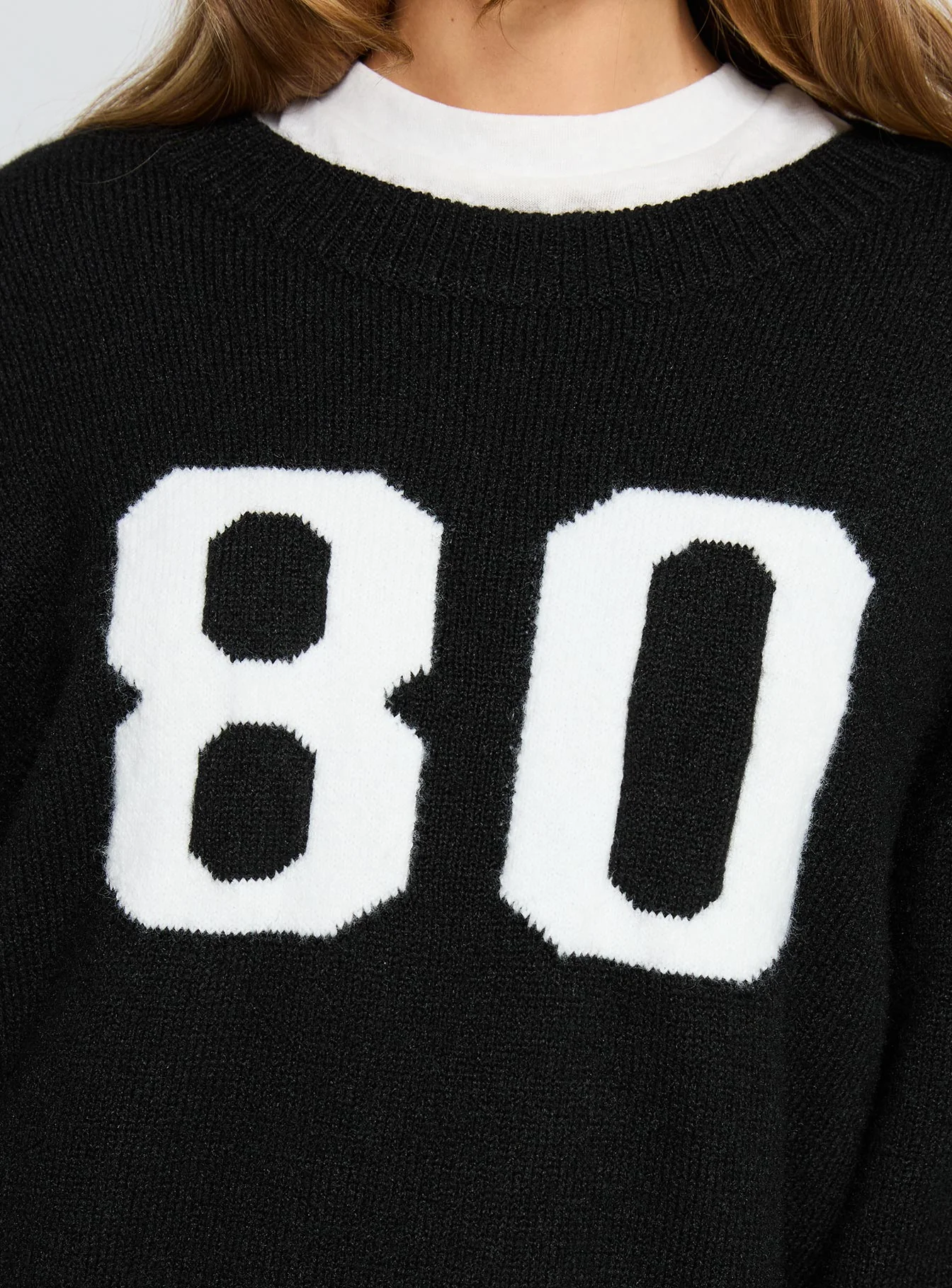 In Control Knit Jumper Black - Image 6