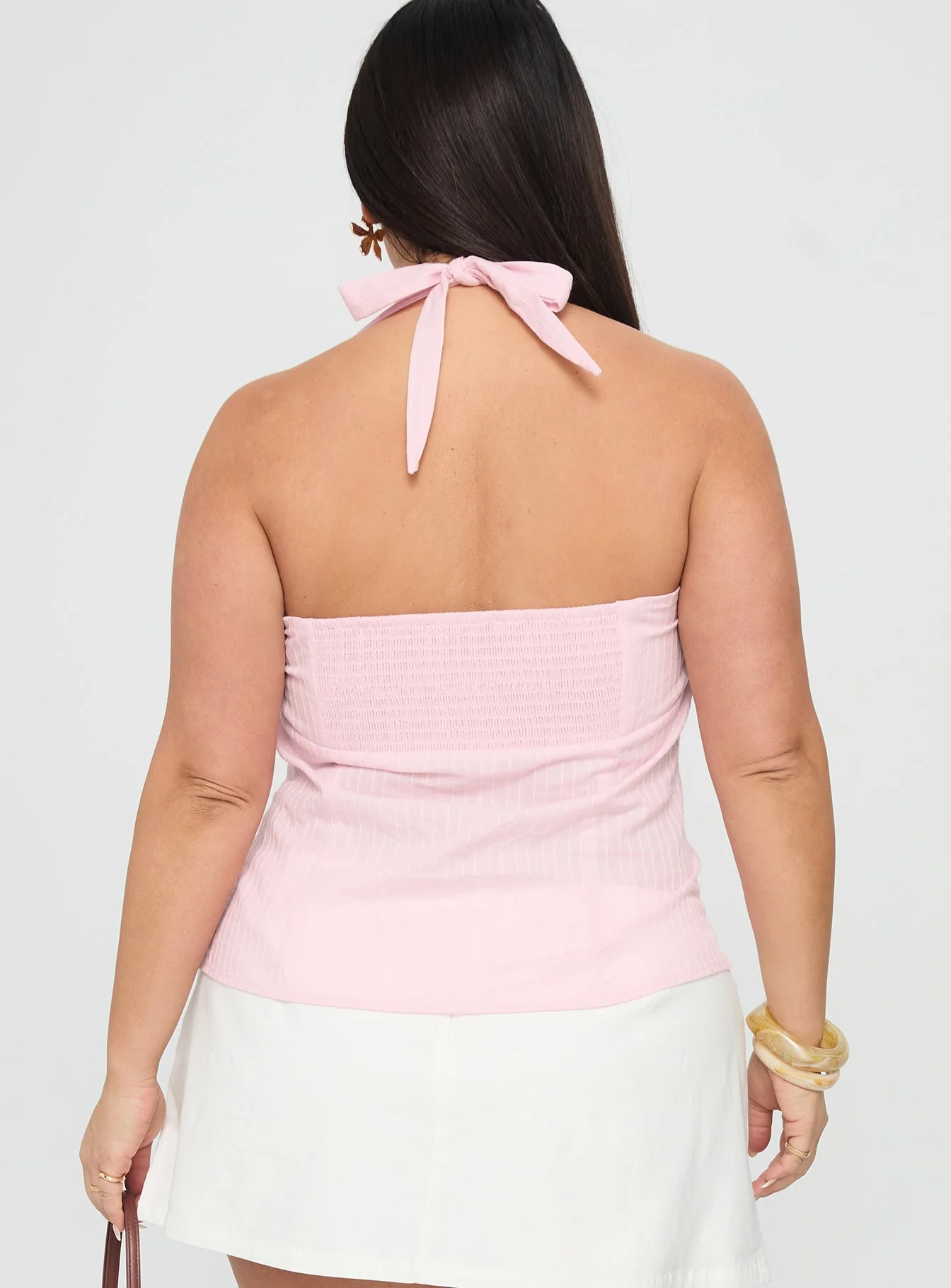 Isabetta Halter Top Pink Curve - Image 5