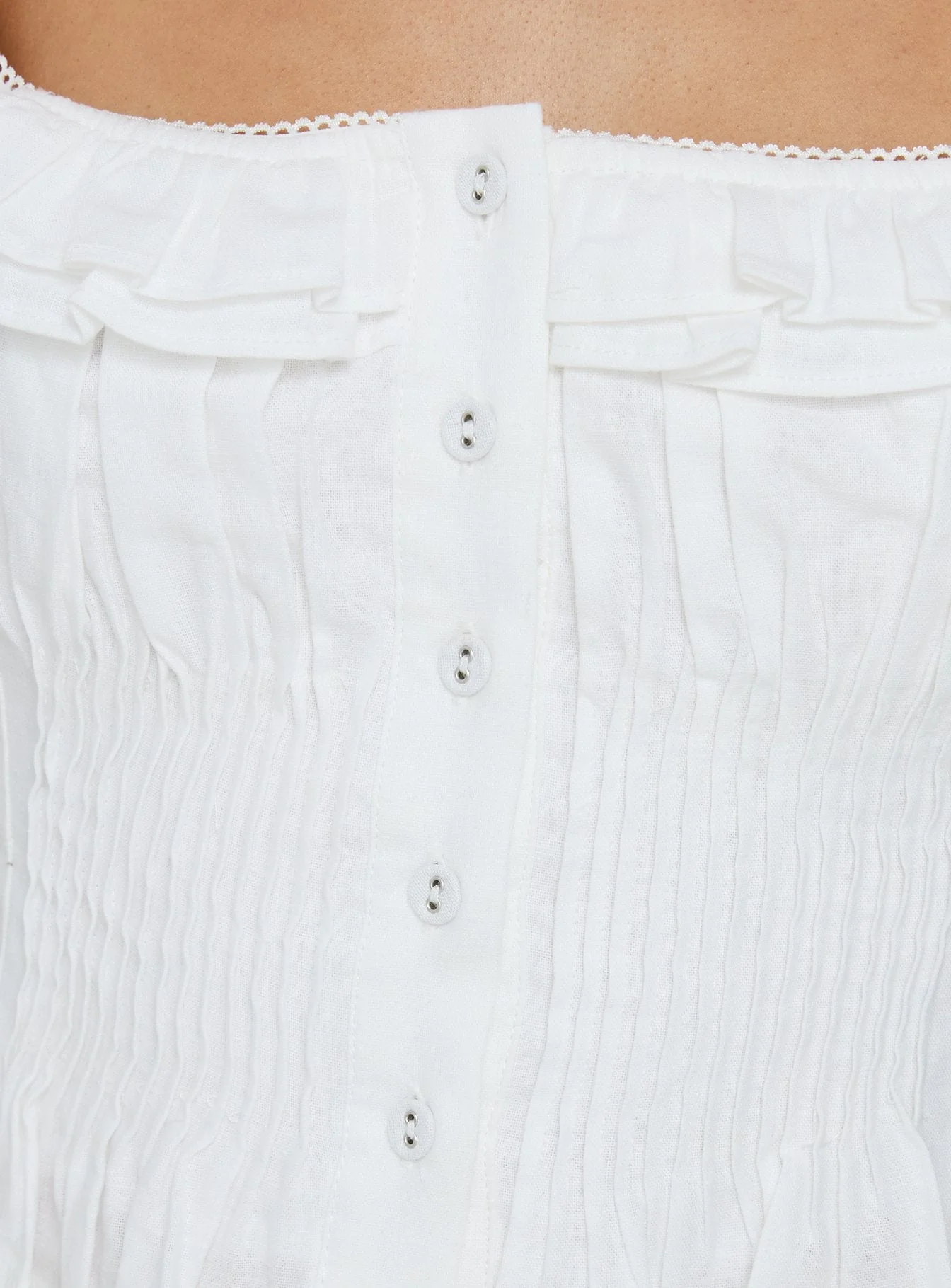 Isadoria Frill Top White - Image 6