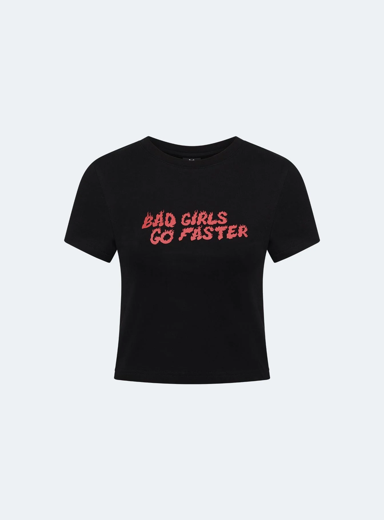 JGR & STN Faster Baby Tee Black - Image 9