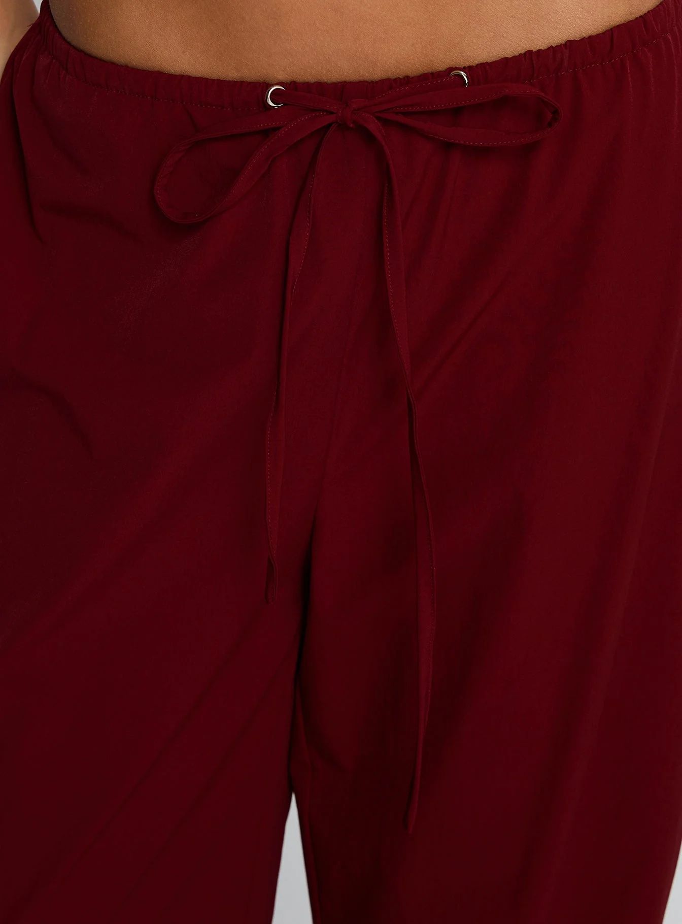 Jubel Wide Leg Pants Red - Image 6