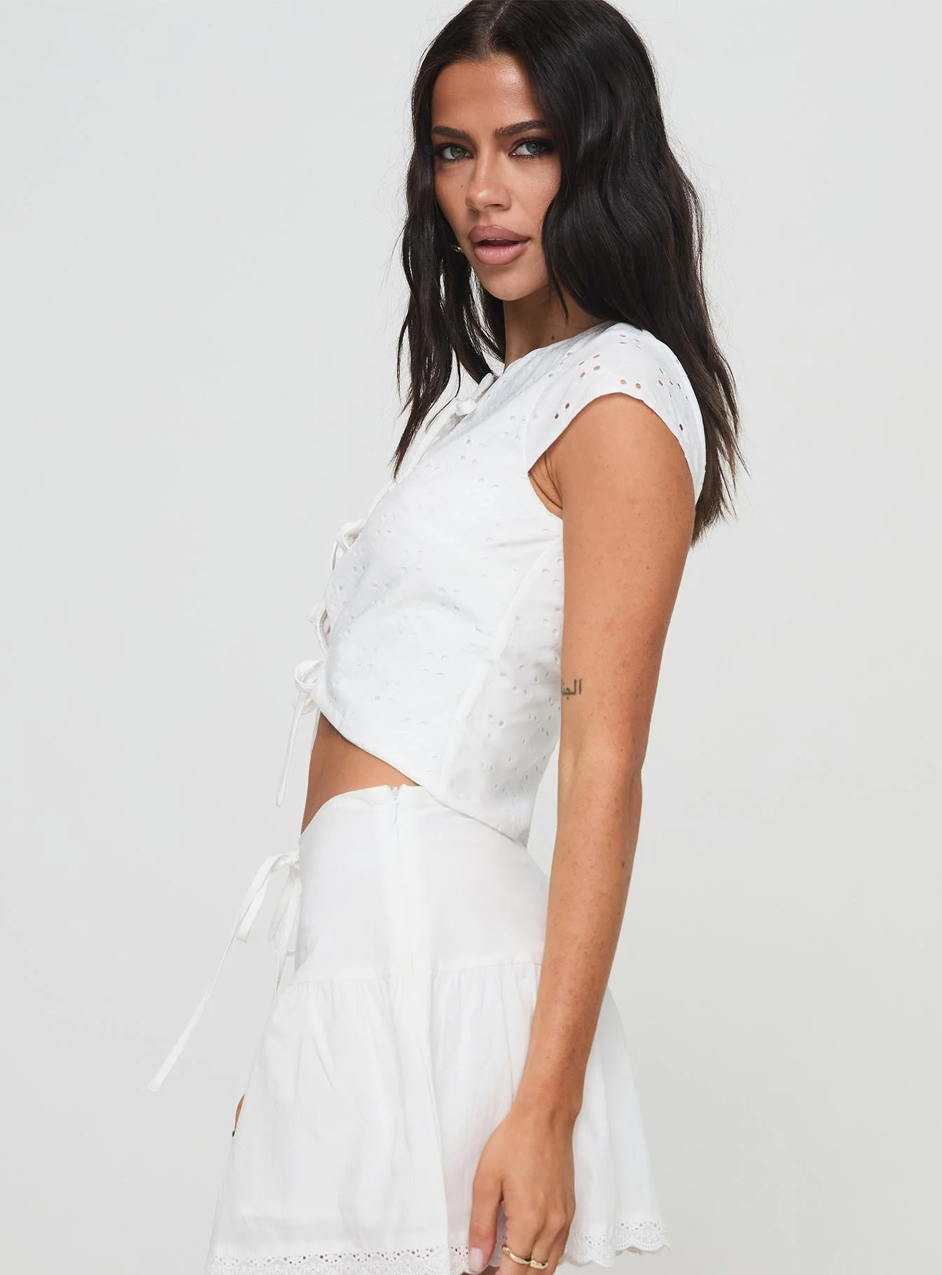 Junea Tie Top White - Image 4